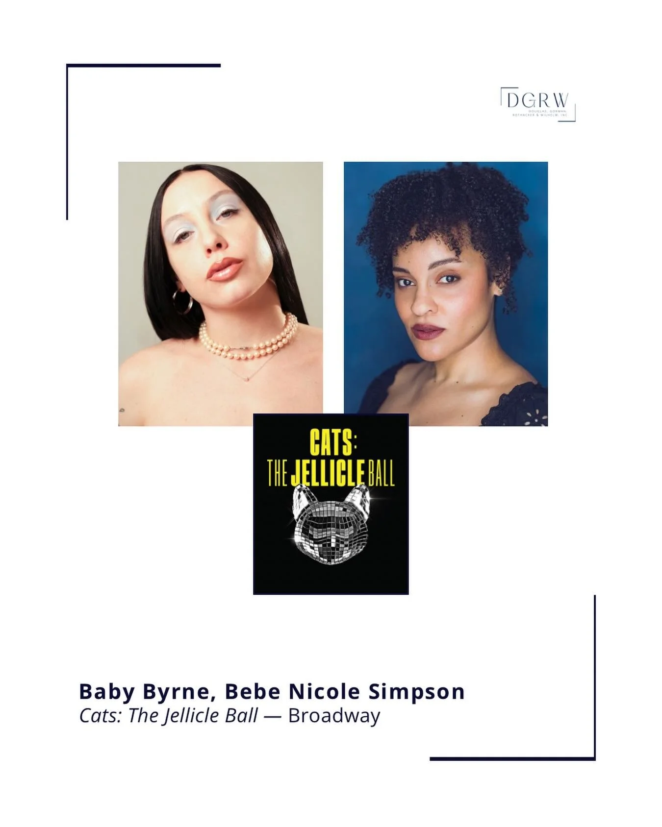 Wishing a Happy Opening Night to @burnbabygocrazy &amp; @bebeeee_nicole in @catsjellicleball on Broadway! ⭐️