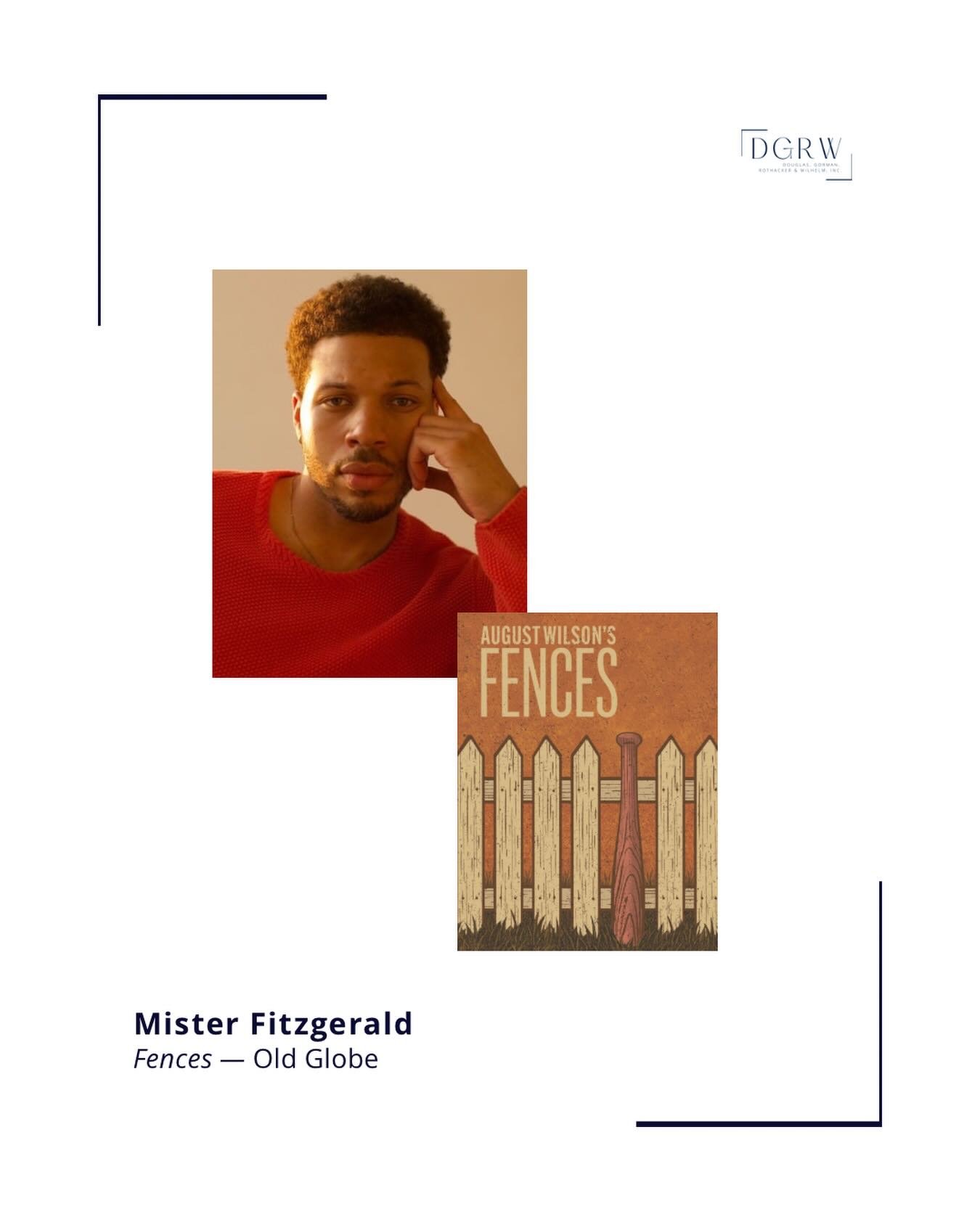 Wishing a Happy Opening to @mrfitz_ in FENCES at @theoldglobe! ⭐️