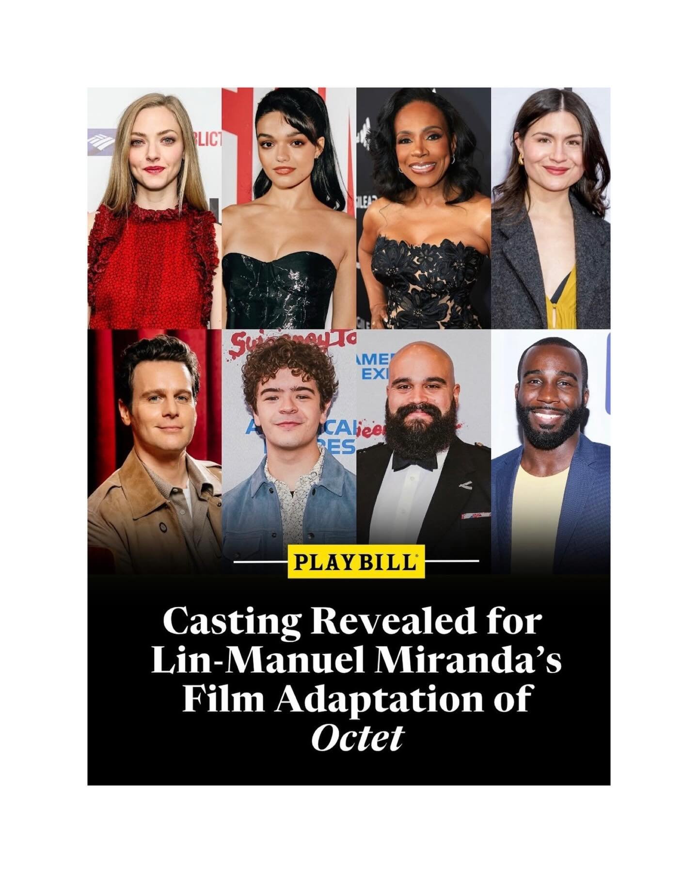Just announced: @pauljordanjansen makes his feature film debut alongside an all-star cast in the feature film of OCTET! ⭐️ via: @playbill / @voguemagazine