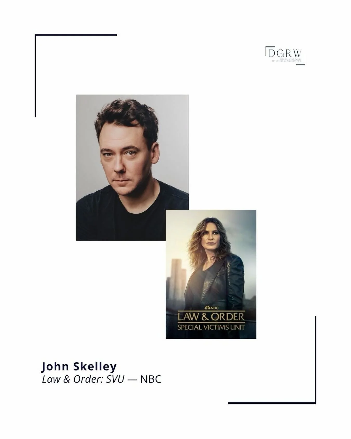 @john_skelley Guest Stars on tonight&rsquo;s episode of LAW &amp; ORDER: SVU! Don&rsquo;t miss it ⭐️