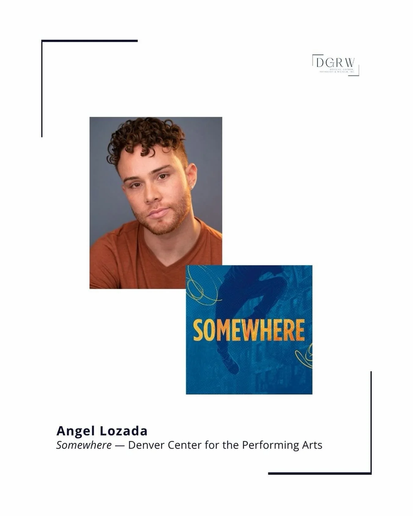 Wishing a Happy Opening to @imangellozada in SOMEWHERE at @denvercenter! ⭐️