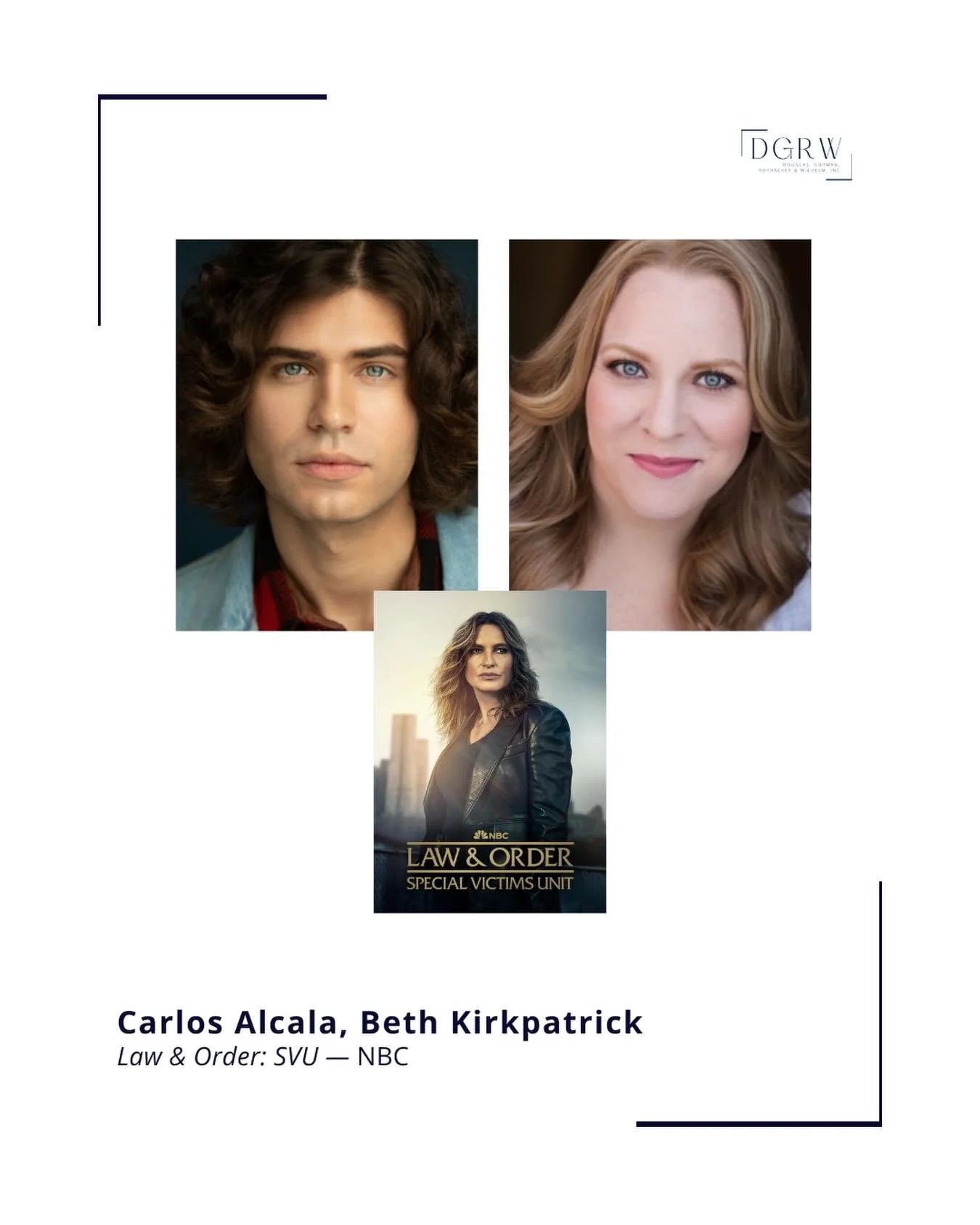 Catch @carlosmalcala &amp; @bethkirkp on the season finale of LAW &amp; ORDER: SVU - tonight! ⭐️