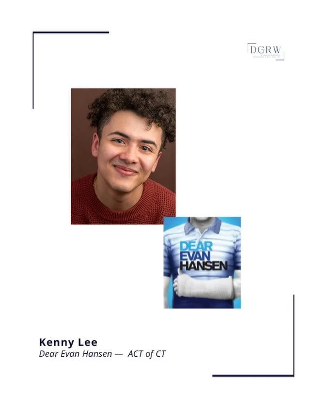 @kennyleeiv stars as Evan in DEAR EVAN HANSEN - opening tonight at @a.c.t.ofct! ⭐️