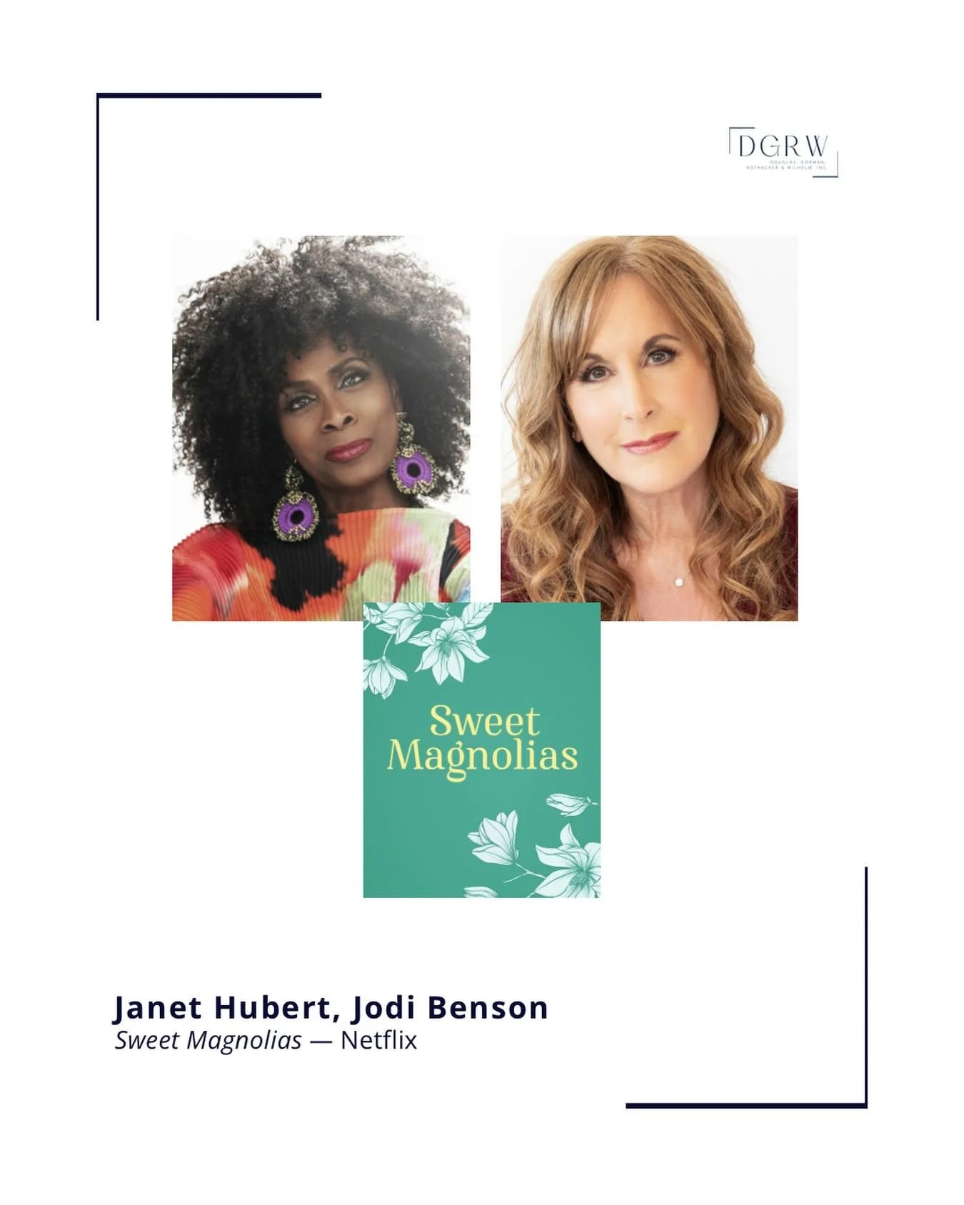 Season 5 of SWEET MAGNOLIAS is out on Netflix today - catch @janethubertformyfanspage and @jodi.benson back this season in their recurring roles! ⭐️