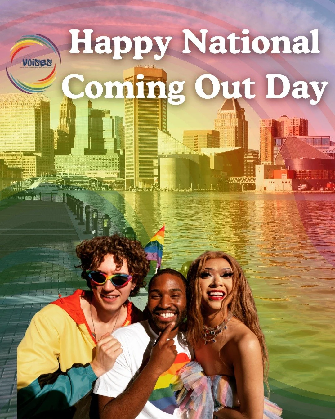 From the entire VOISES team, we wish you a happy National Coming Out Day! Whether you come out today, next year, or in very small circles, we celebrate you today. There's no timeline to coming out and the process is never-ending. But the pride shines