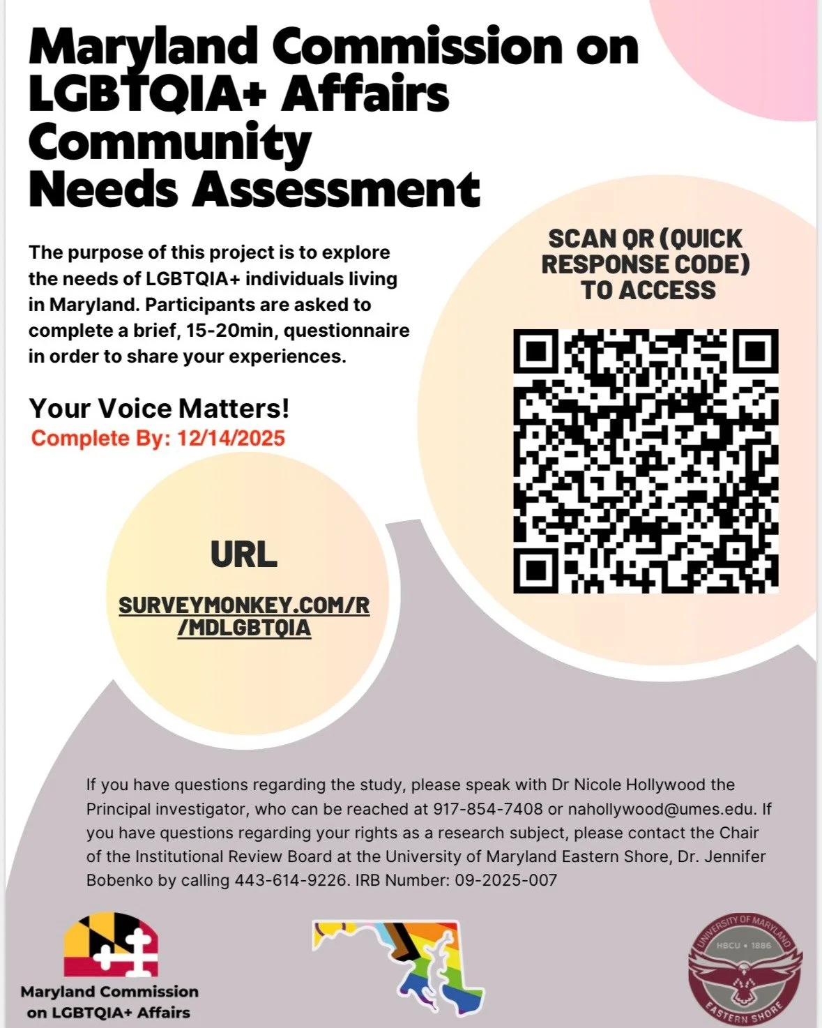 The Maryland Commission on LGBTQIA+ Affairs wants to hear from you. Help shape how they can better serve the community.

#lgbtq #maryland #community #surveys #baltimore