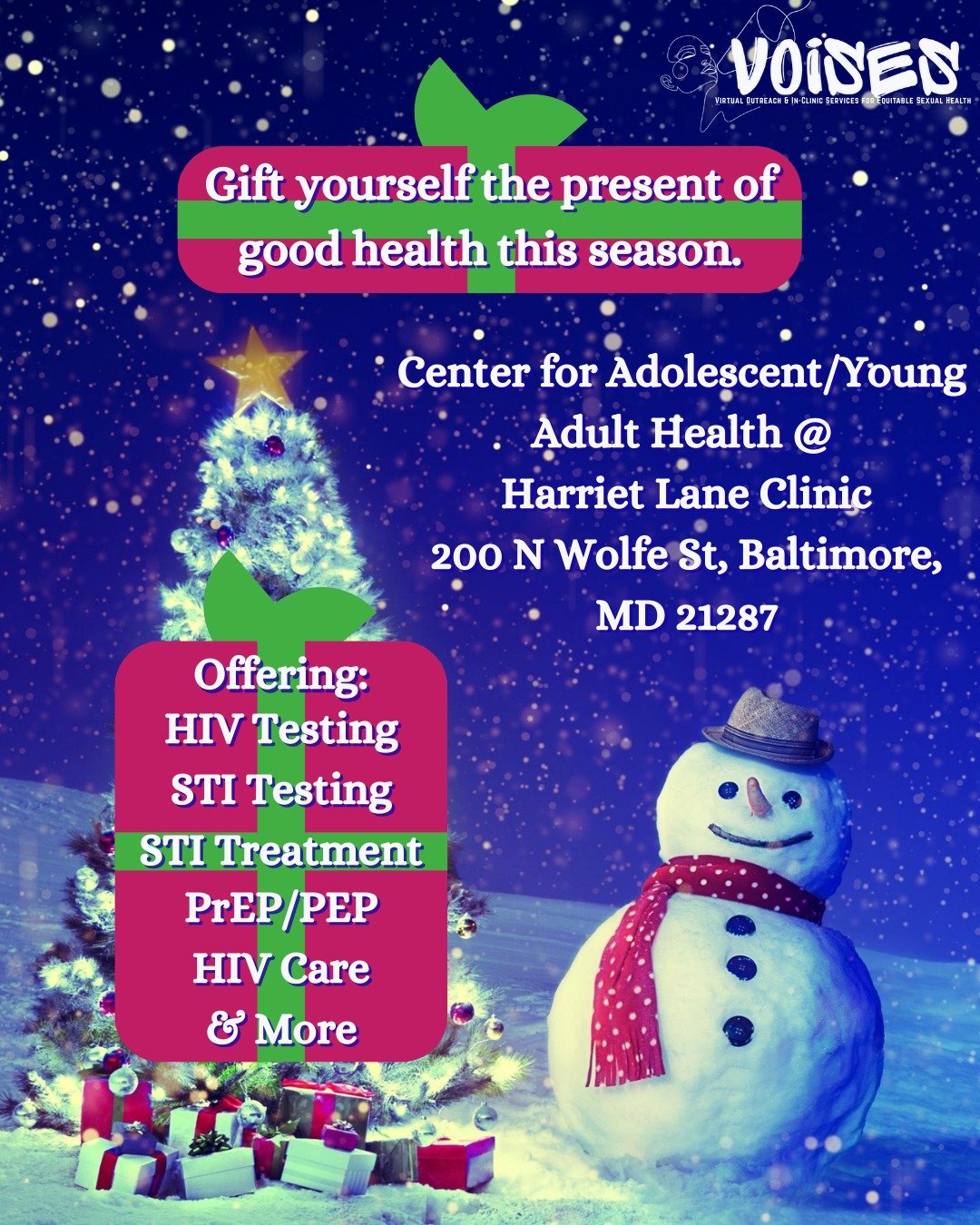 Go into the new year confident in your sexual health. Schedule an appointment for testing or treatment today!

#youthhealth #HIVprevention #STItesting #PrEP #HIVcare #condom