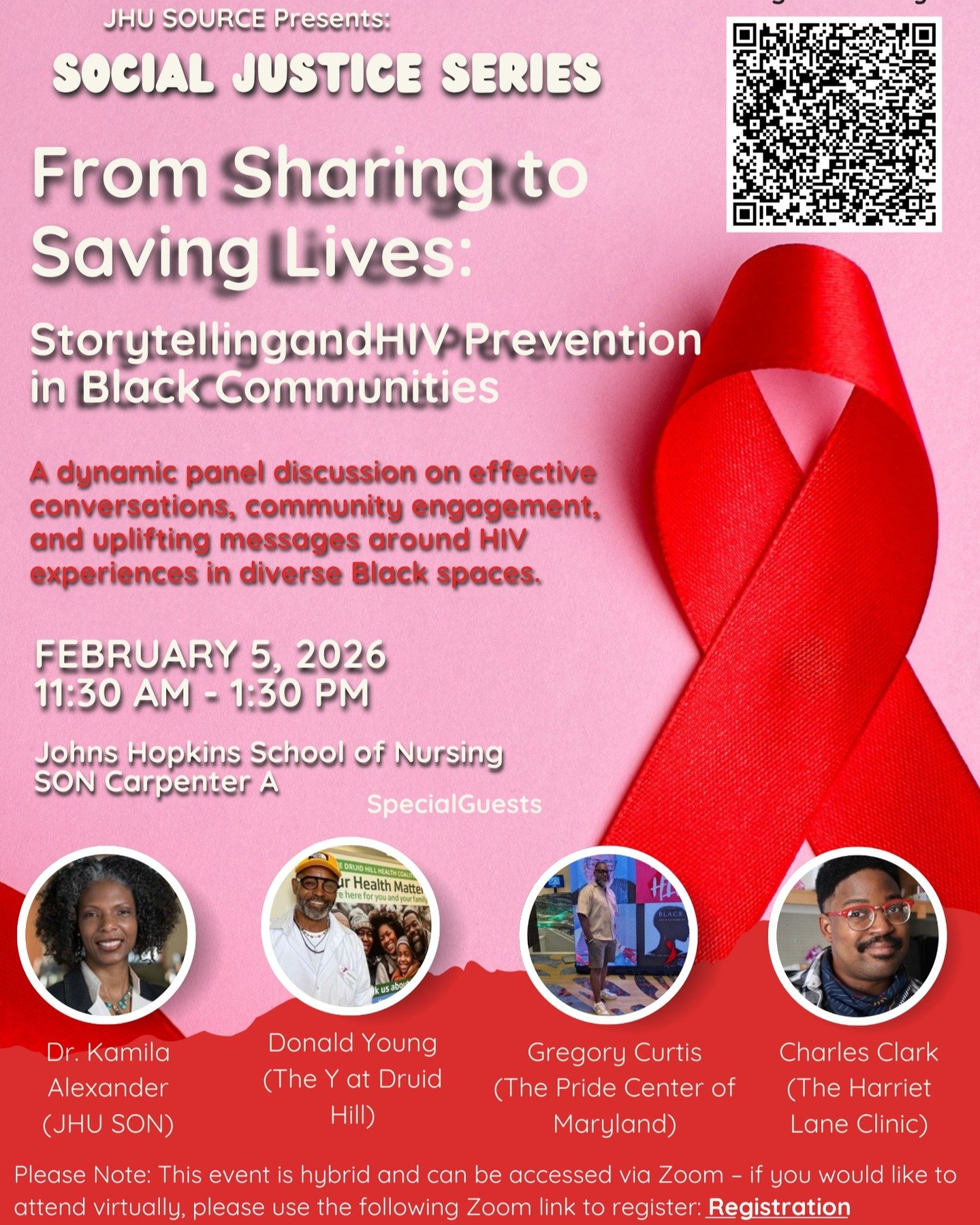 Join our own Charles Clark and other panelists for a discussion about HIV prevention and why storytelling is important. In person or virtually. 

Check the link in our bio to register.