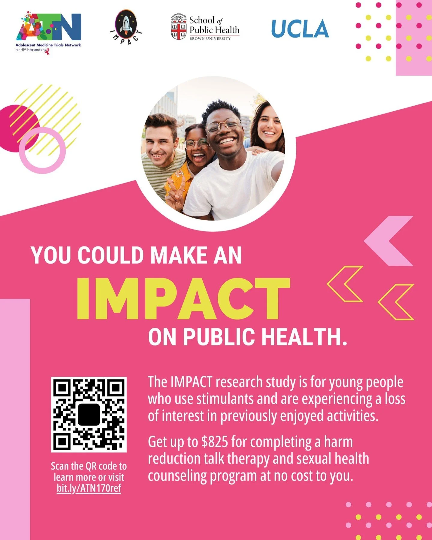 A new study from @atnresearch 

What is the IMPACT study?
The IMPACT study helps young people reimagine joy by combining sexual health counseling with evidence-based talk therapy to treat depression, reduce HIV acquisition and transmission likelihood
