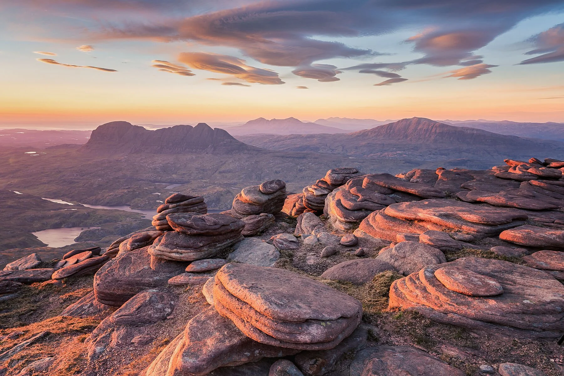 Sunset from Cul Mor