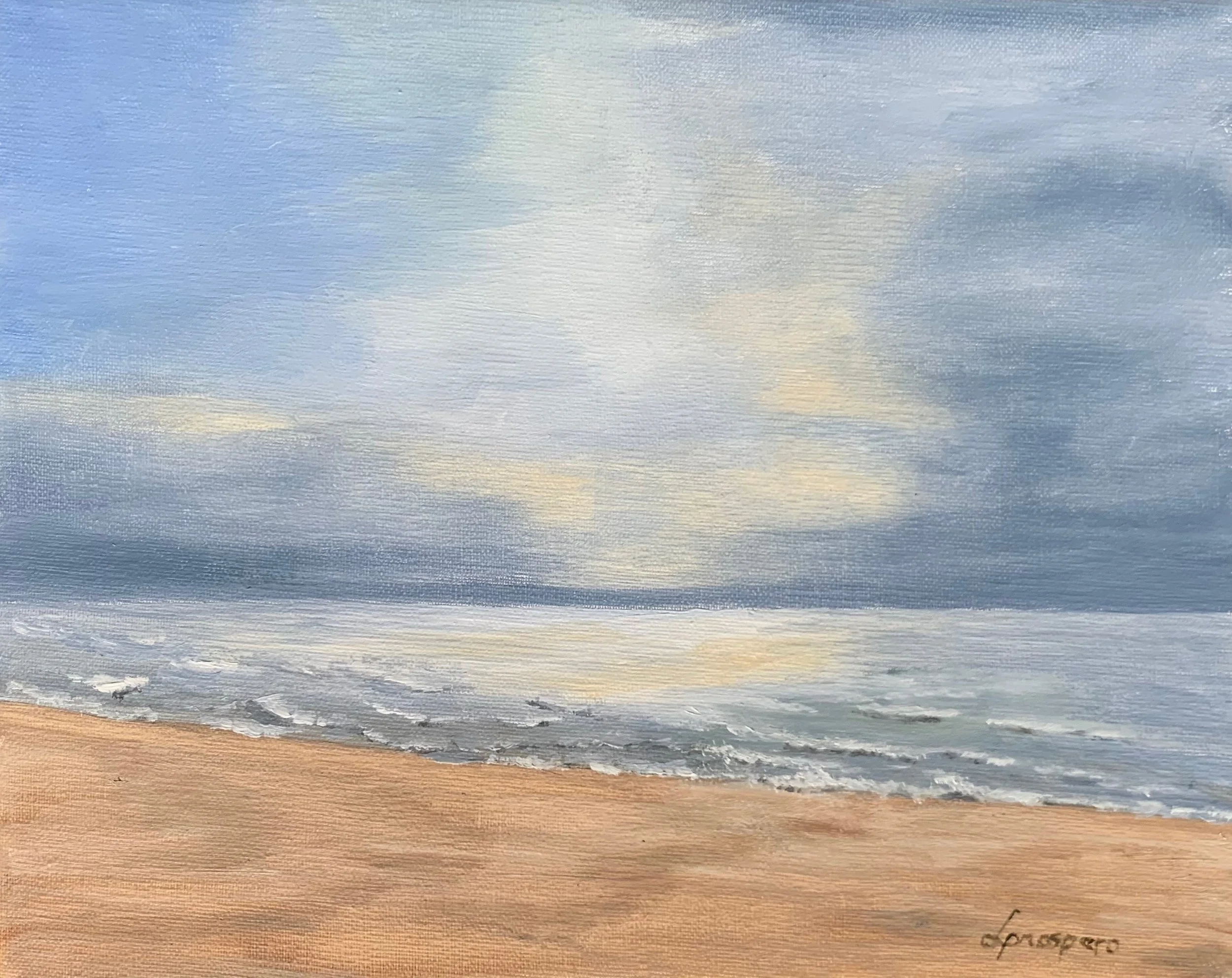 "Soft Sunrise" 8" x 10" - oil on canvas 