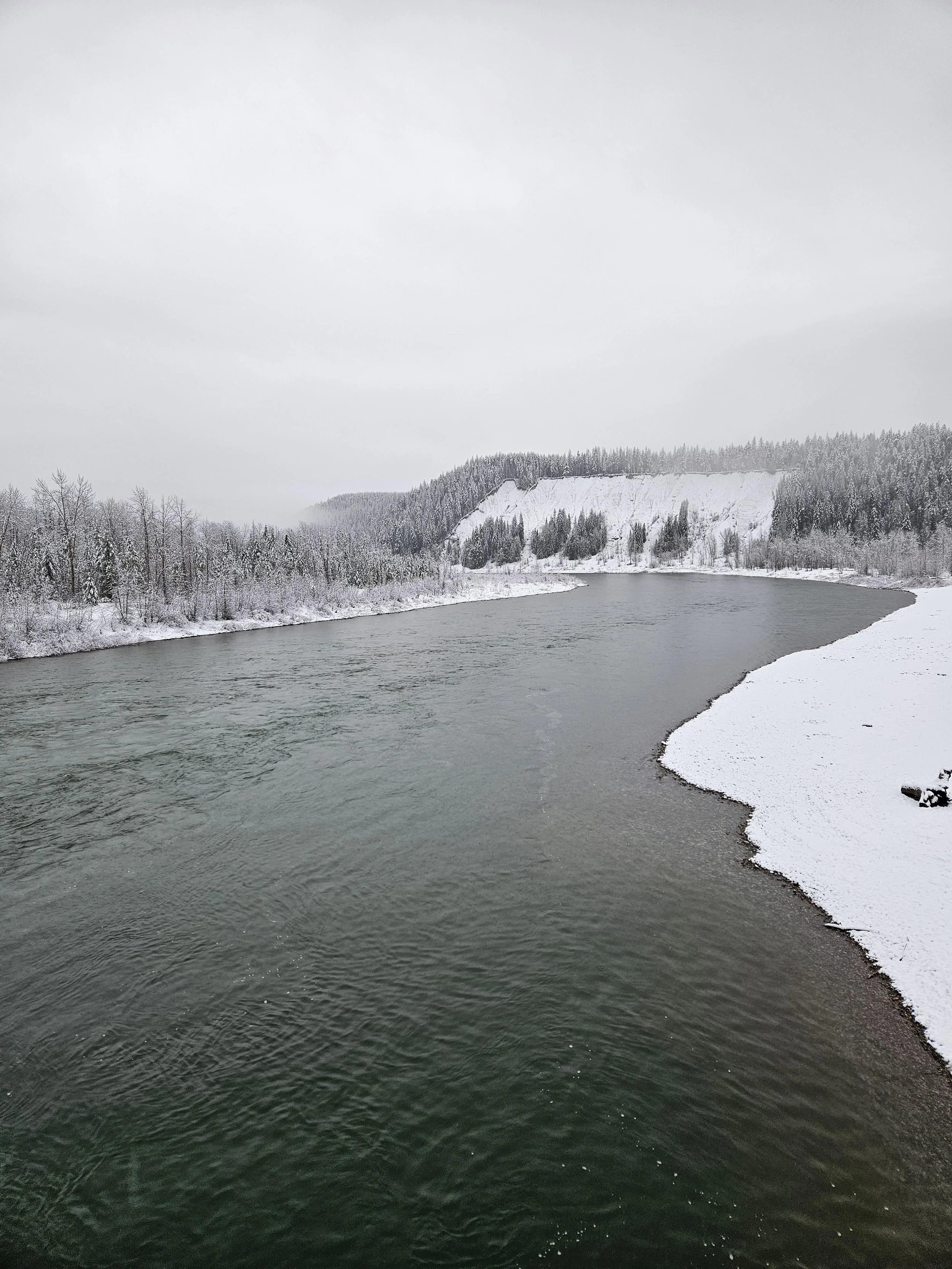 Wednesday, Dec. 10th, 2025 10:30 MST Confluence Middle and North Forks of Flathead Wild &amp; Scenic River looking downstream from Blankenship Bridge Photo Credit: Sheena Pate