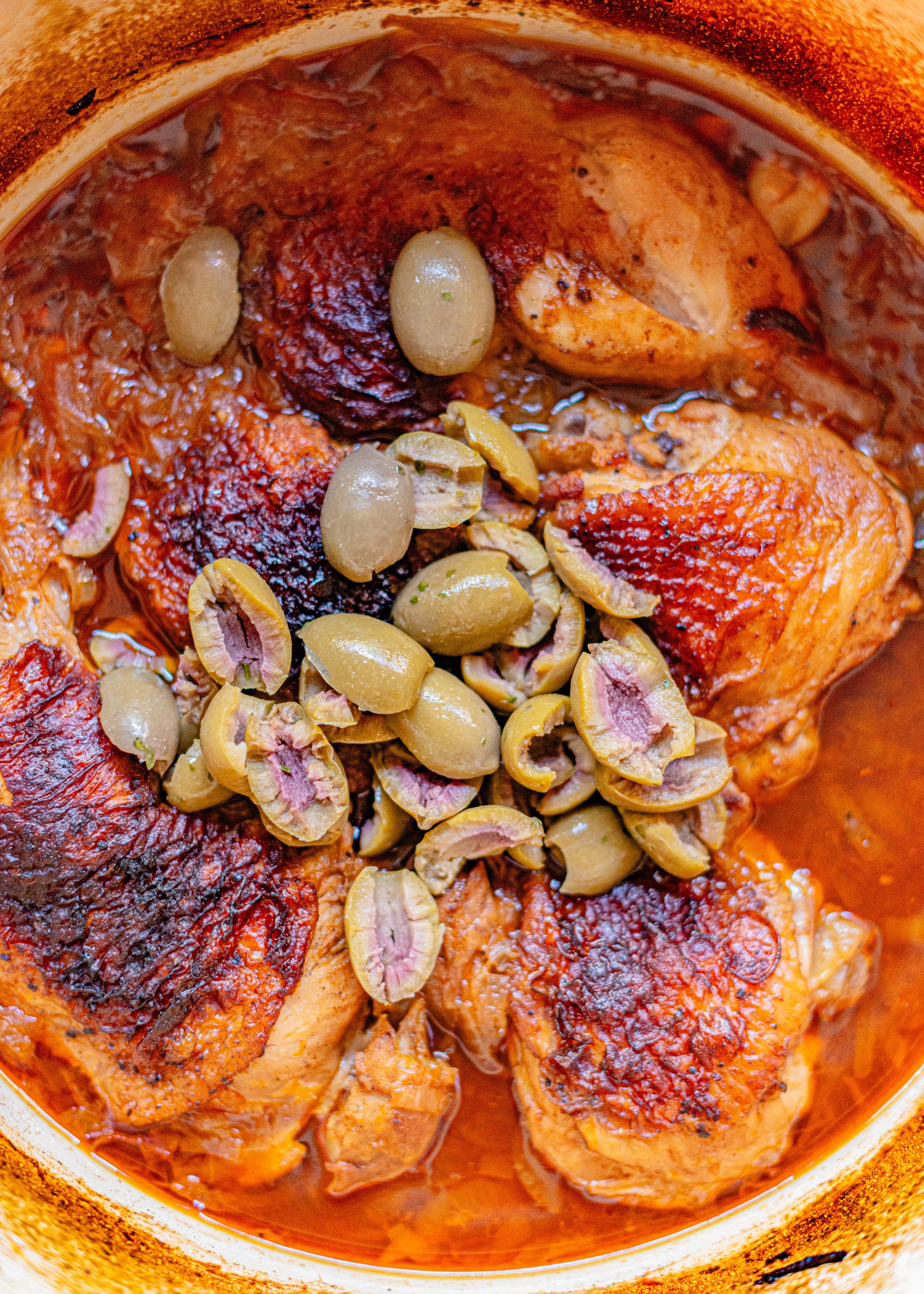 Orange Braised Olive Chicken