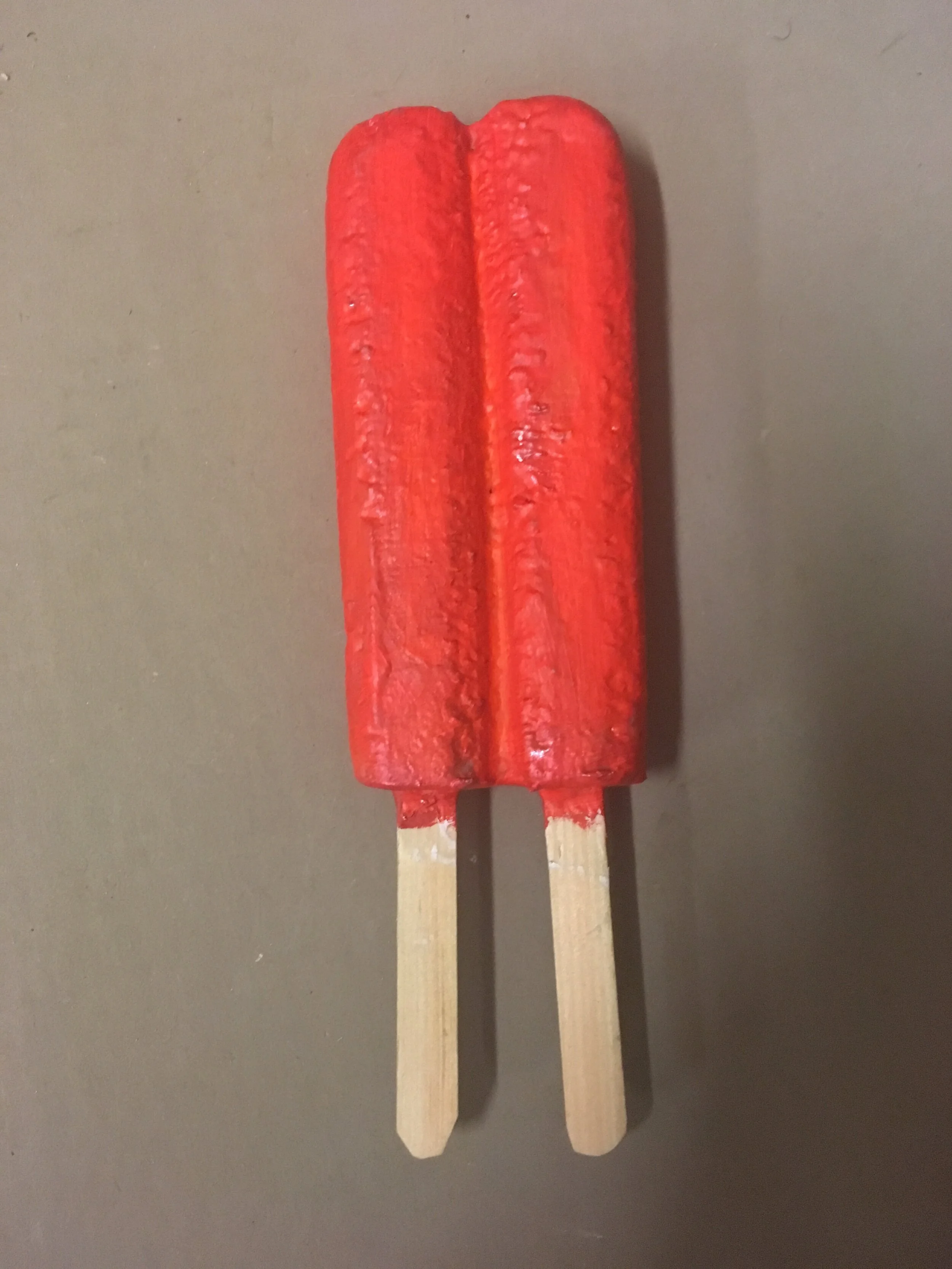 Ice lolly had to withstand being slammed against the ground 