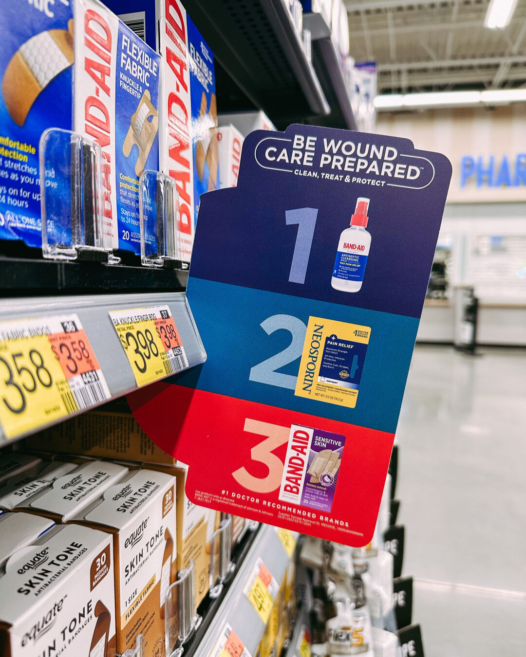 Match your bold actions with even bolder Band-Aids!​​​​​​​​​
We had the pleasure of designing the in-store signage for Johnson &amp; Johnson&rsquo;s all-new limited edition line of Band-Aids. Be sure to check it out, in person, at a Walmart near you!