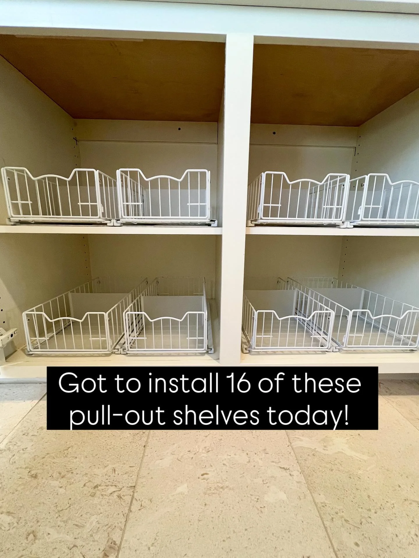 Client wanted a new system for her hallway linen-cabinets.  Had some fun installing these for her.
___________________________ #organizingideas #organizeyourlife #homeorganizing #organization #organizing #declutter #organized #getorganized #tidy #pro