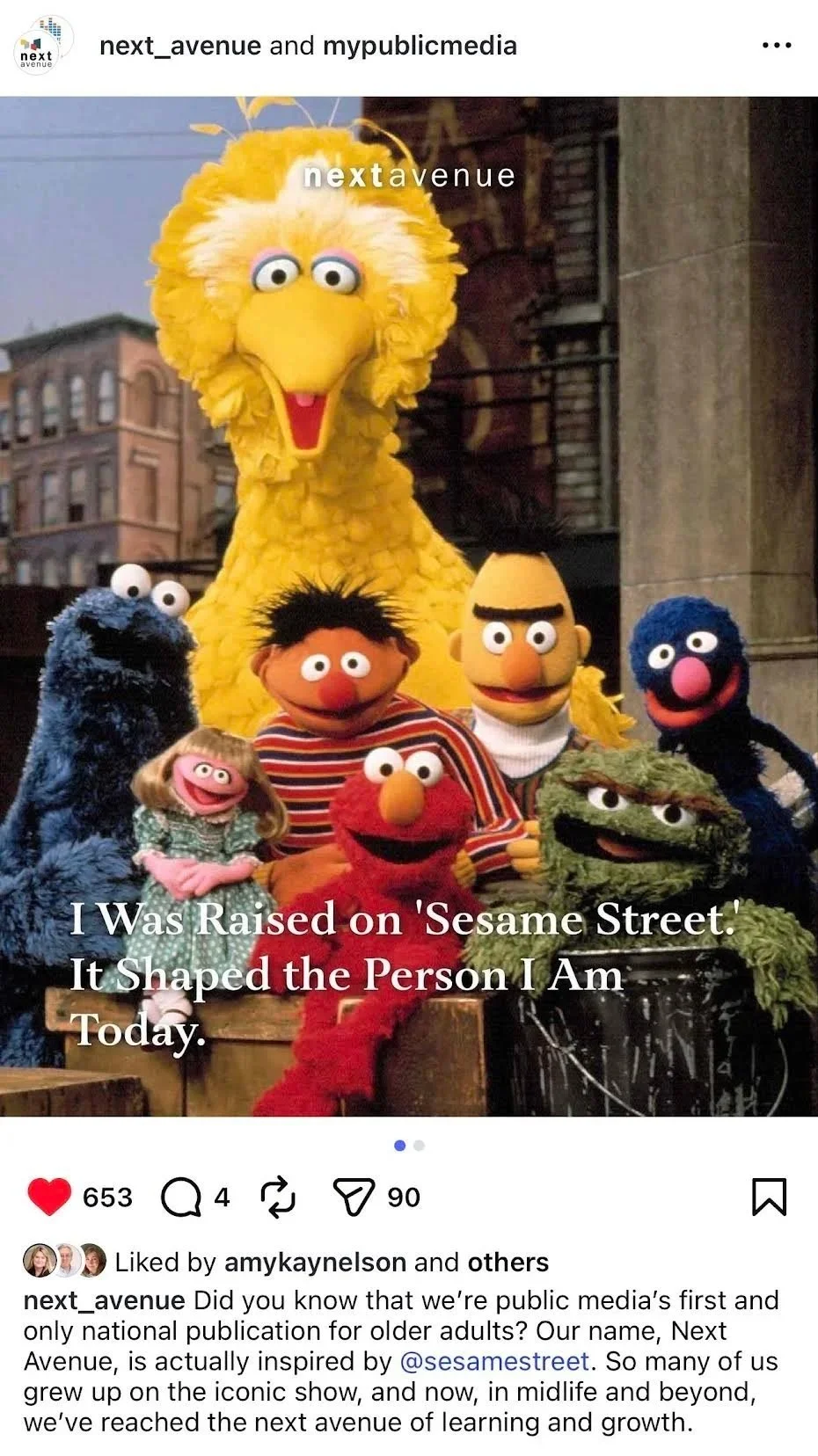 Instagram, Next Avenue