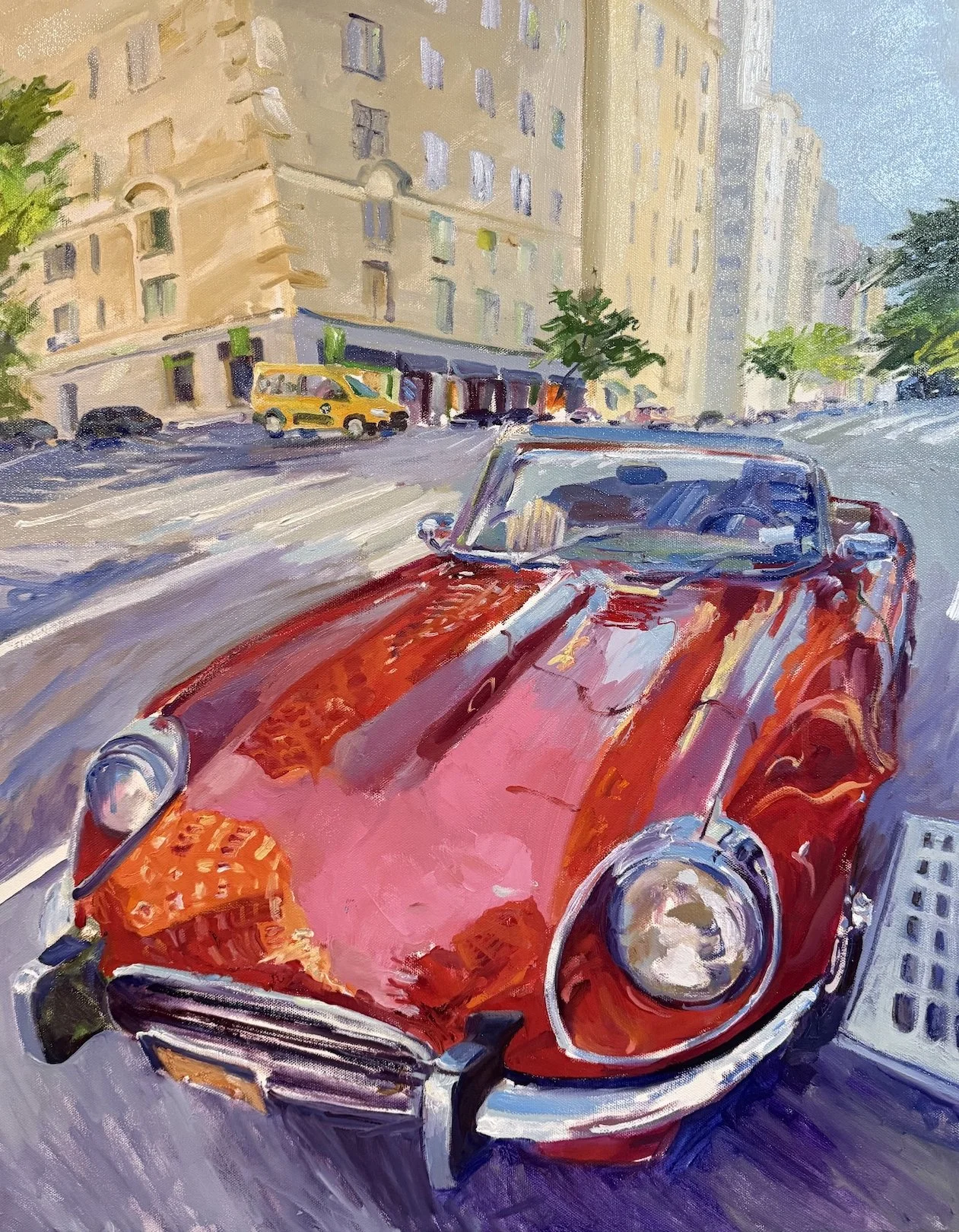 Jaguar E-type, NYC.jpg