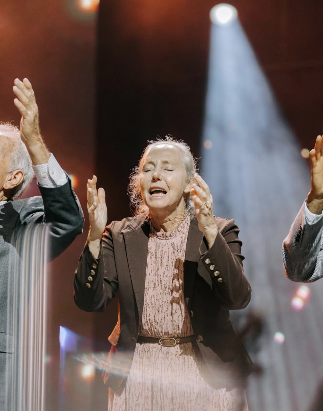 Scroll to See More General Conference Pre-Service Prayer Photos!