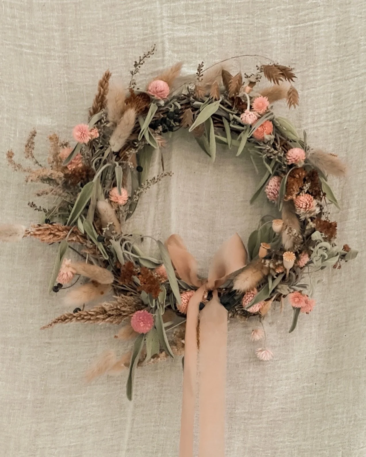 Everlasting Wreaths are up! 🌾🌸🎀🍃

You can find them at @garrisonartcenter for the opening show and sale tonight, Friday, December 5th, in Garrison, NY.

Each one is handmade and a little different, created with dried florals we saved from this pa