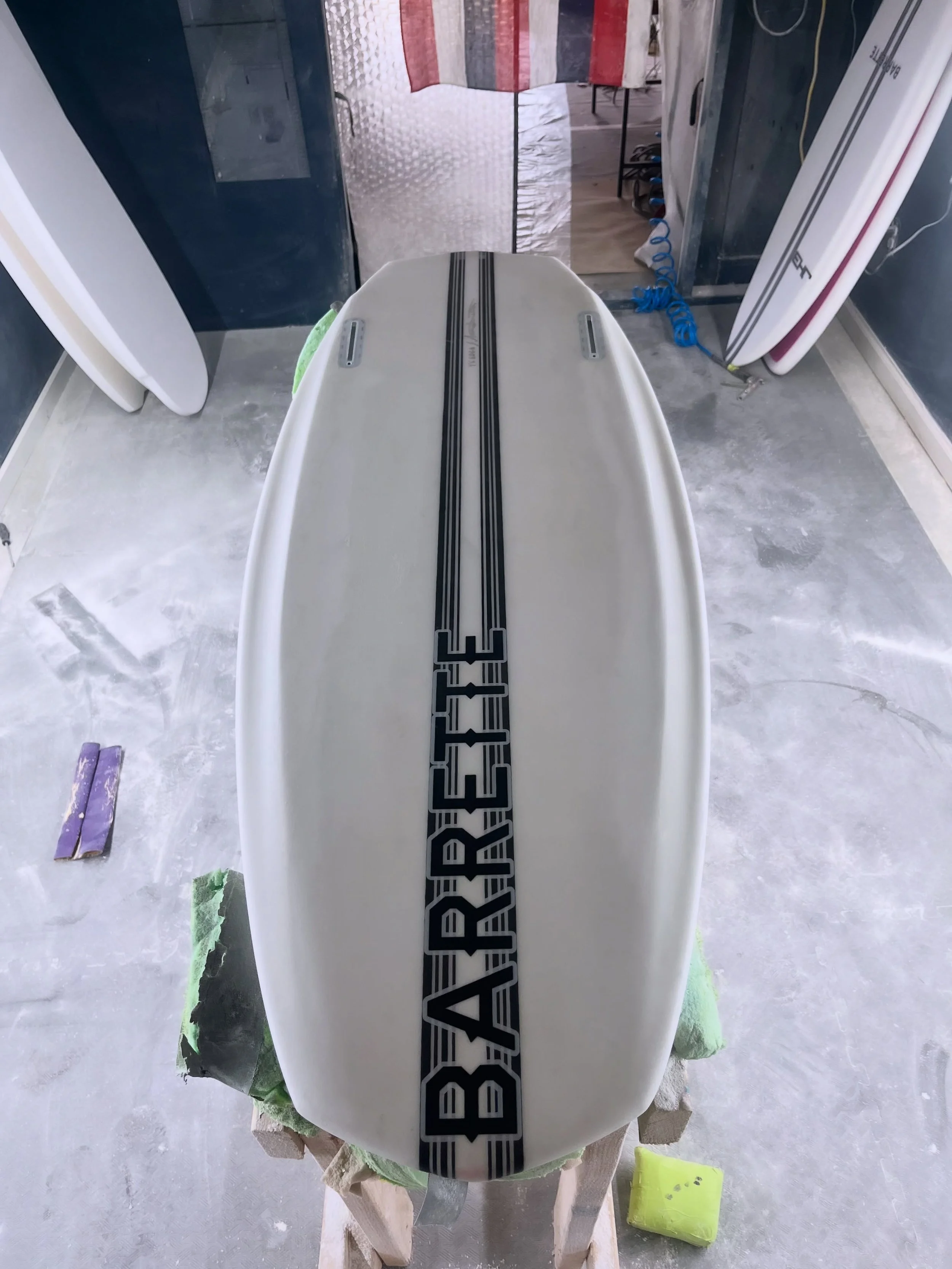 Last shot!!

I wrote this shape off a couple weeks back after an unsuccessful testing day with it. In my nearly 10 years of handshaping I&rsquo;ve never given up on a concept so I decided to apply the &ldquo;1 more&rdquo; rule (even though this was t