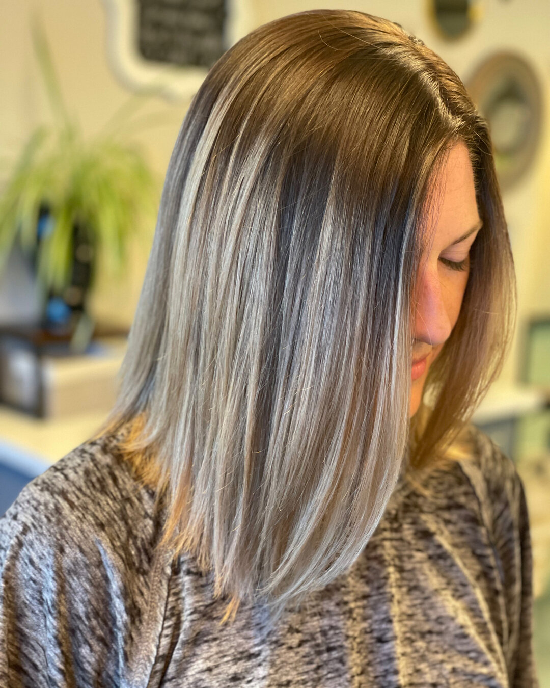 Are you not hating your regrowth but not ready to give up your blonde yet ?? The best answer might be a root melt and lowlight and/or a toner or glaze. This breaks up that, possibly too harsh line, of outgrowth and refreshes the blonde.​​​​​​​​
&bull