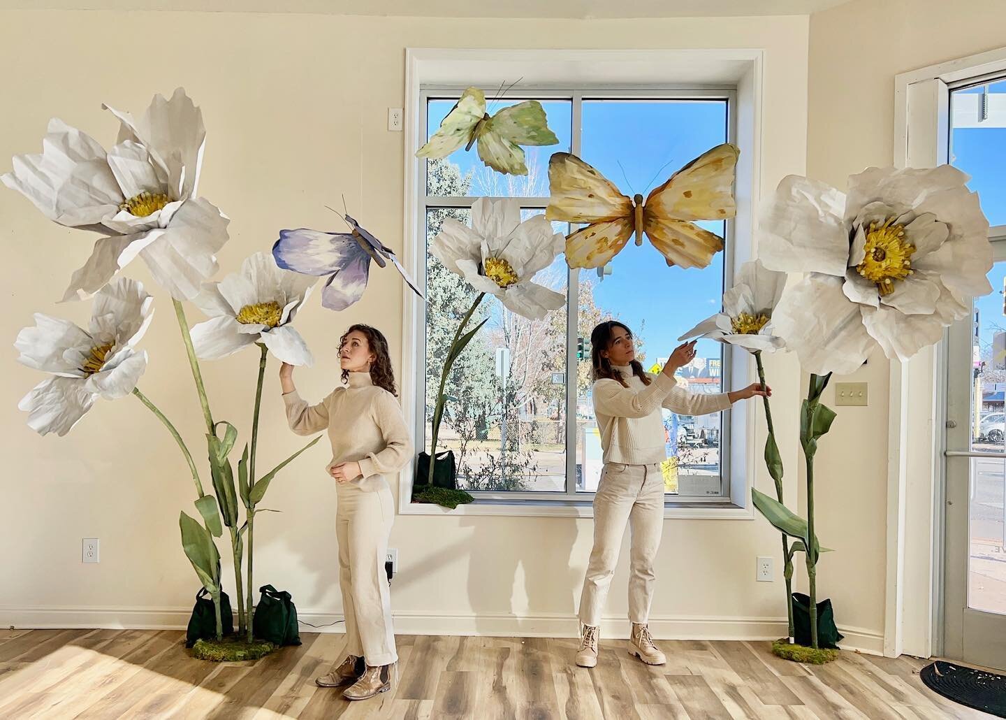 Studio shots of our butterfly installation for a special book launch! &ldquo;Extraordinary Wing-Women: True Stories of Life-Altering, World-Changing Sisterhood&rdquo; by @kimothy.joy complies tales of the unsung heroines throughout history who suppor