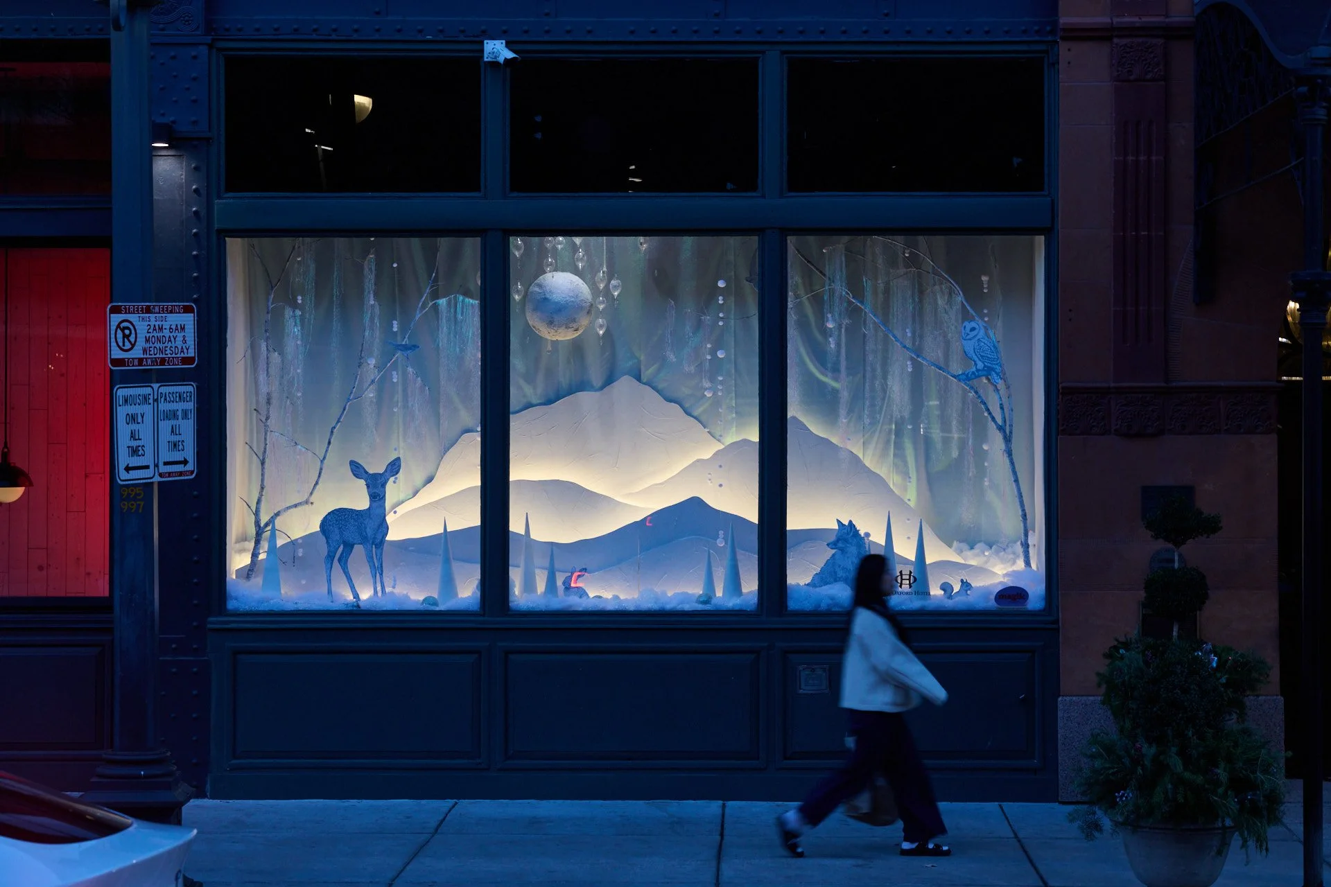 Custom art installation at The Oxford Hotel by Magik Studios in Denver, Colorado