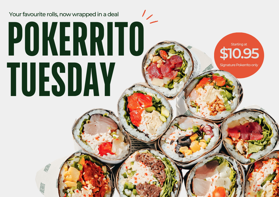 Pokerrito Tuesday: Warm or Classic, Your Call — Starting at $10.95