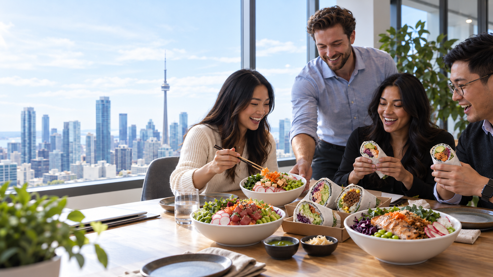 Pokerrito Office Lunch Rescue campaign in Toronto