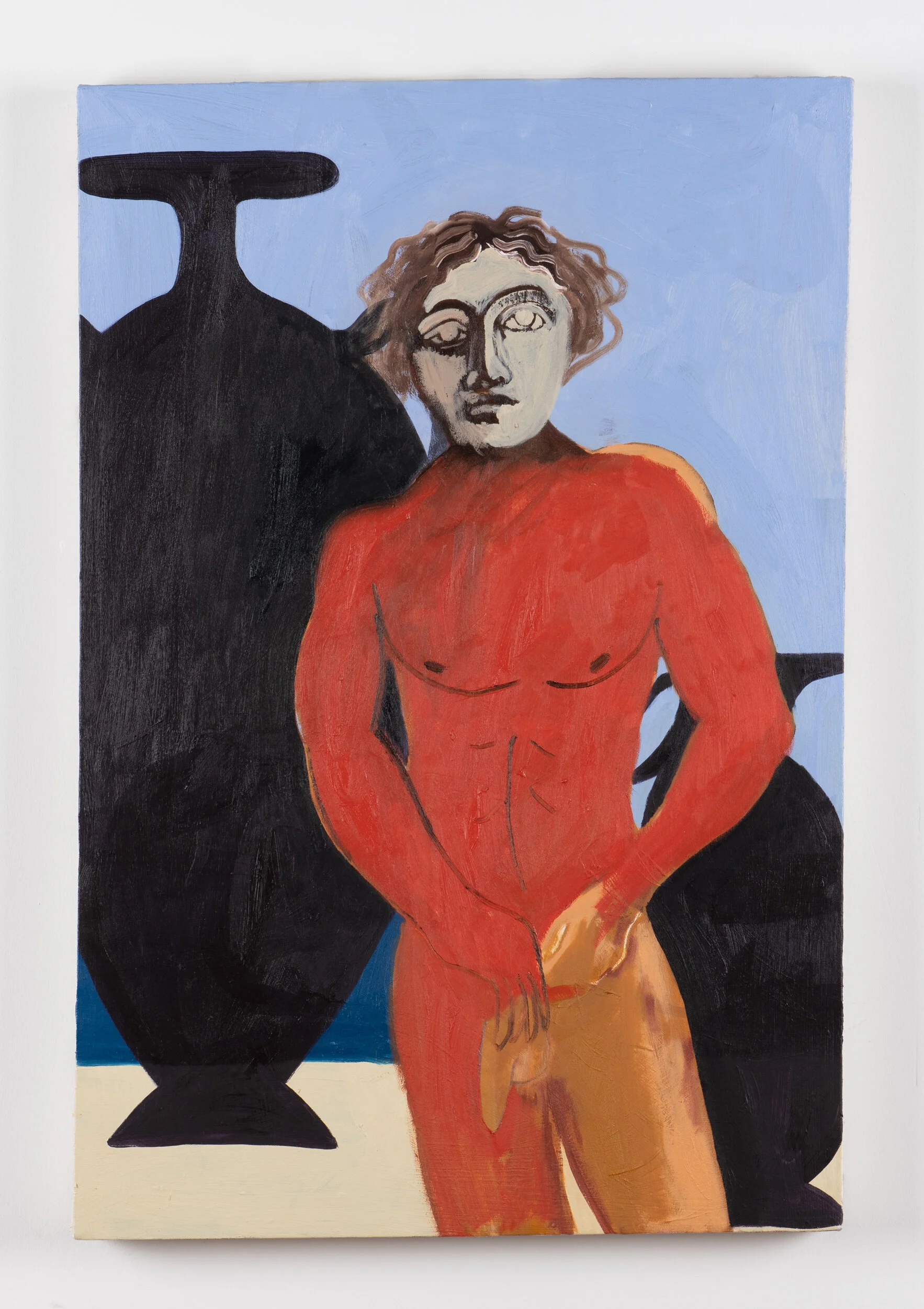 "Figure with Two Jars" / oil on canvas / 24”x36” / 2018