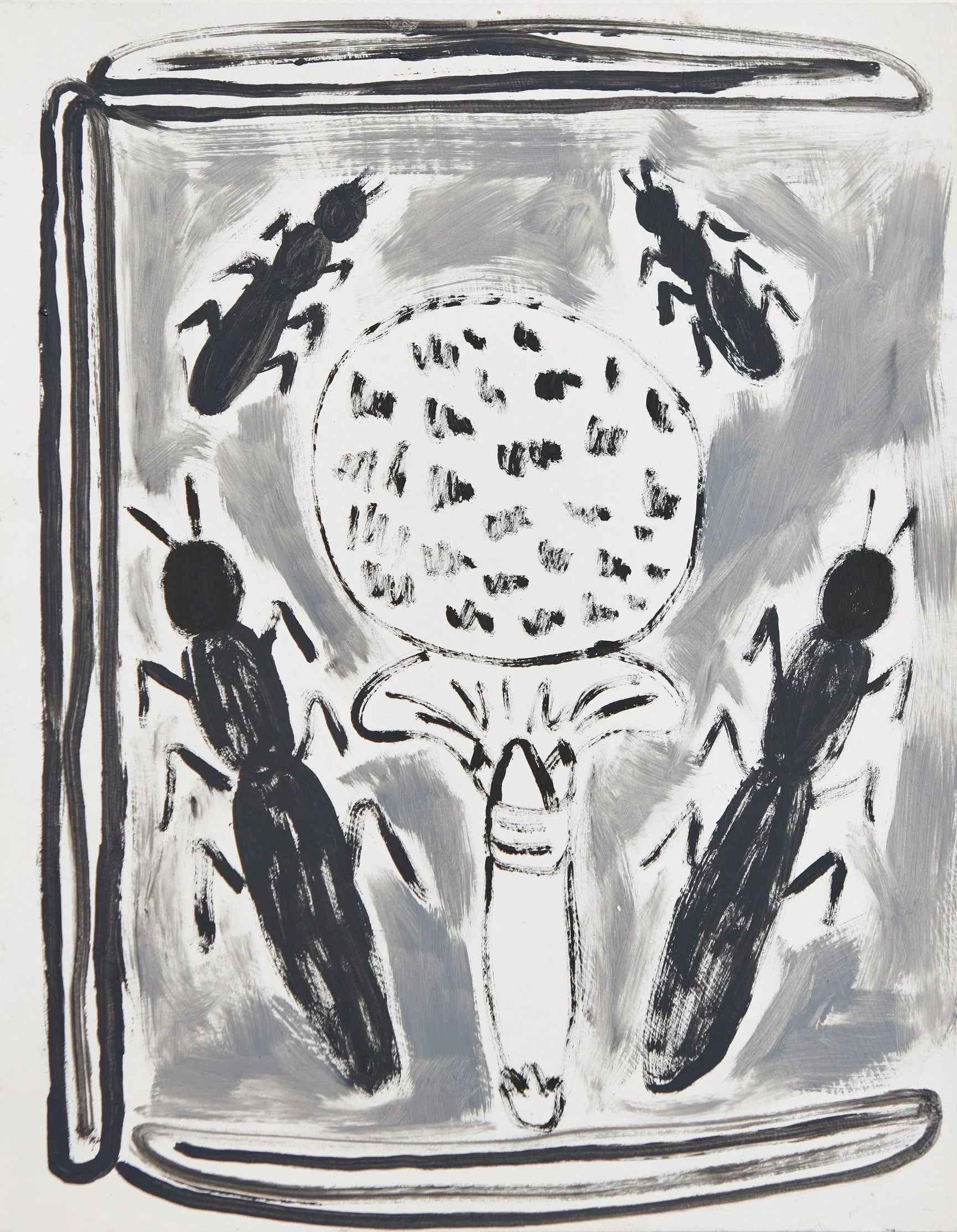 "Untitled" / oil on paper / 11"x14" / 2018