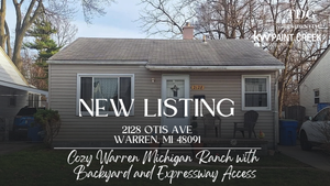 Turnkey 3-Bedroom Ranch for Sale in Warren Michigan with Classic 1955 Character, Modern Updates, Welcoming Front Porch, and Backyard Ready for Summer
