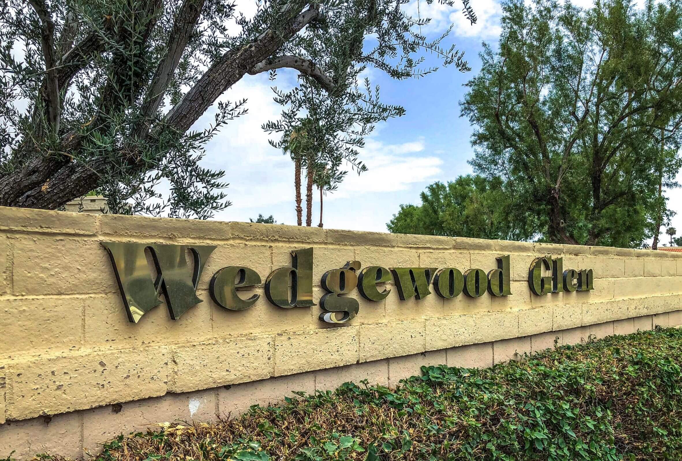 Wedgewood Glen Community Sign