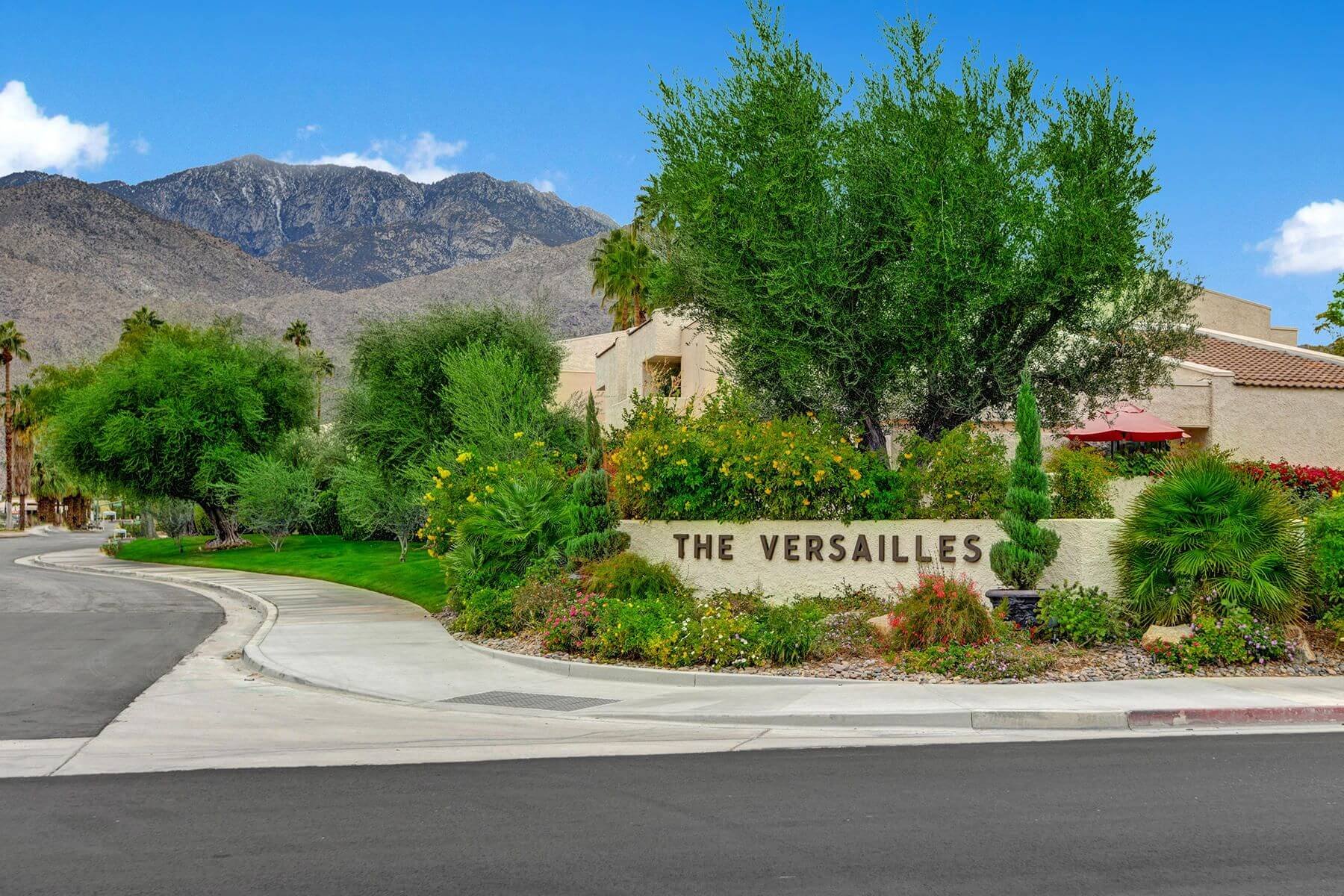 Versailles Palm Springs Community Entrance
