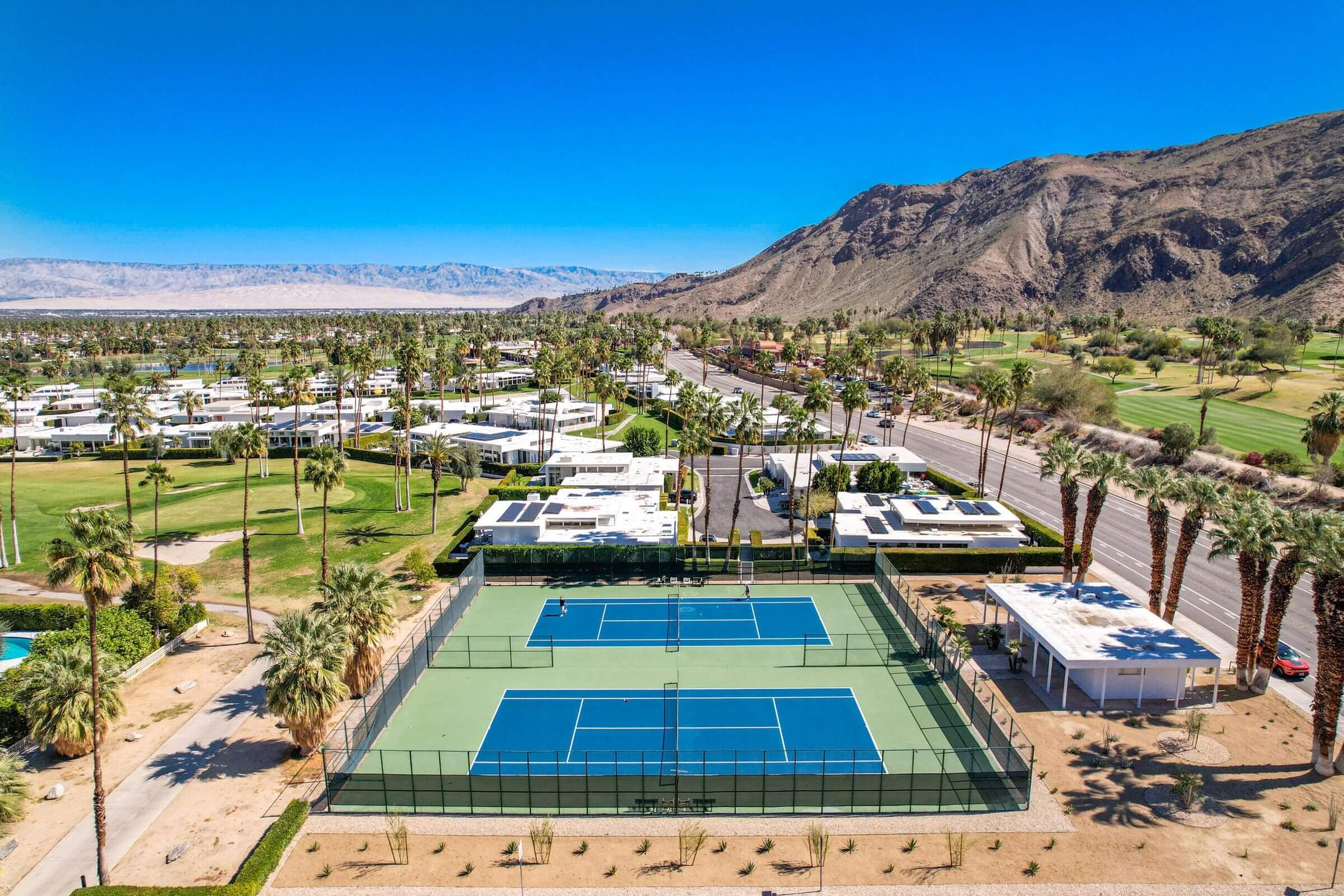 Kings Point Palm Springs Tennis Court