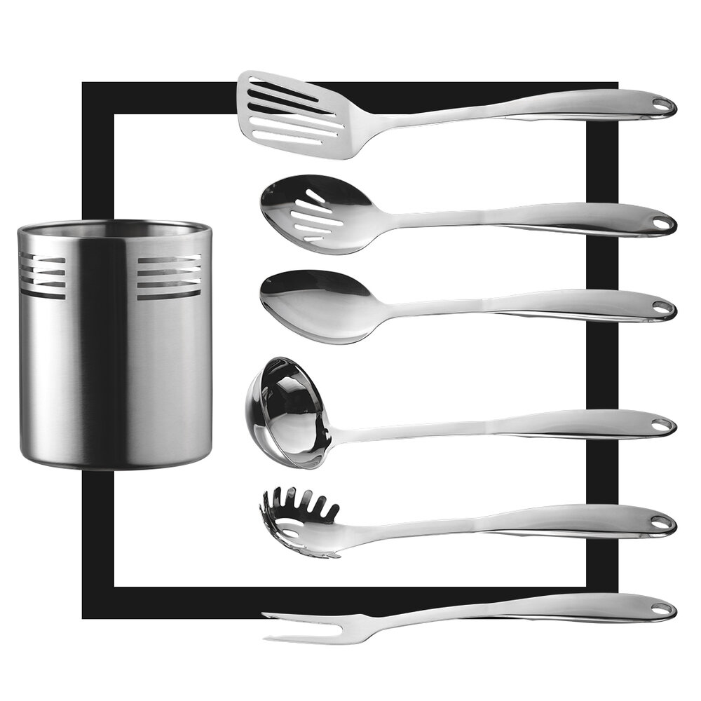 Stainless Steel Slotted Turner - Innovative Culinary Tools 