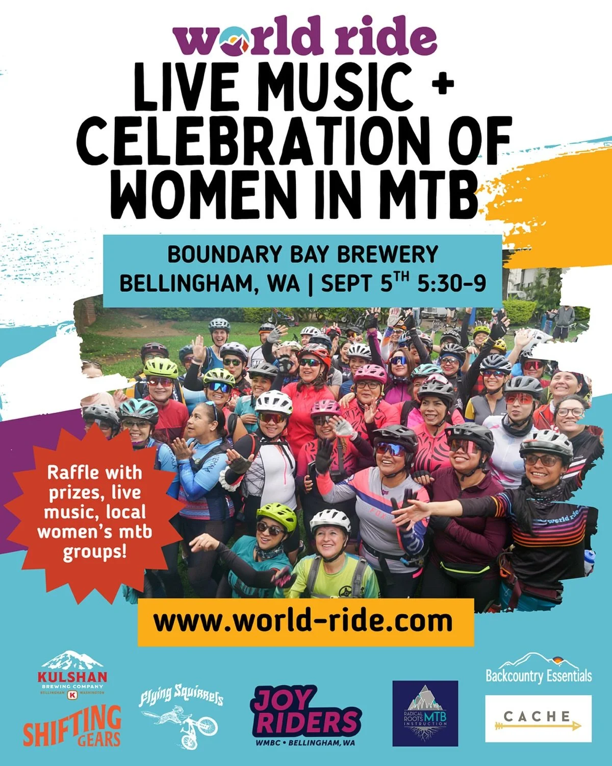 🌍✨ Celebrate Women &amp; Girls on Bikes! ✨🌍
Mark your calendars this Friday, Sept 5 (5&ndash;9pm) is going to be one to remember! We&rsquo;re gathering at the beer garden for a night of community, connection, and celebrating women and girls in moun