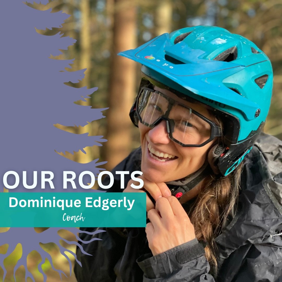 ☀️ Our Roots // Dominique Edgerly☀️ 

If you&rsquo;ve been around Radical Roots for more than five minutes, you already know: Dom brings the sunshine. Her energy is contagious, her encouragement is constant, and her love for helping riders level up i