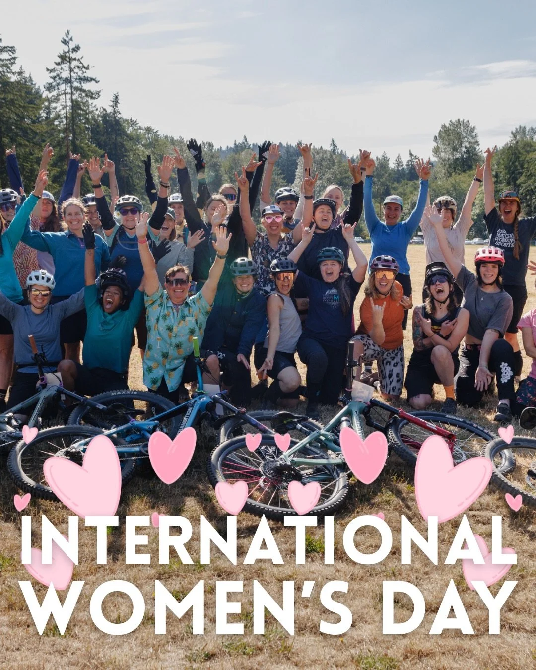 Today we celebrate all of the amazing women across the globe🩷 Especially all of the baddies we get to play bikes and enjoy the outdoors with✨💃
