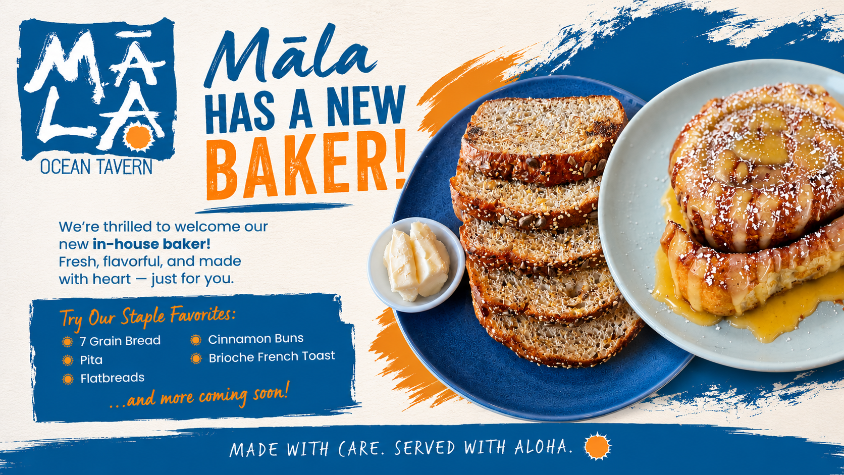 Fresh From the Oven: Mala Ocean Tavern Welcomes a New In-House Baker
