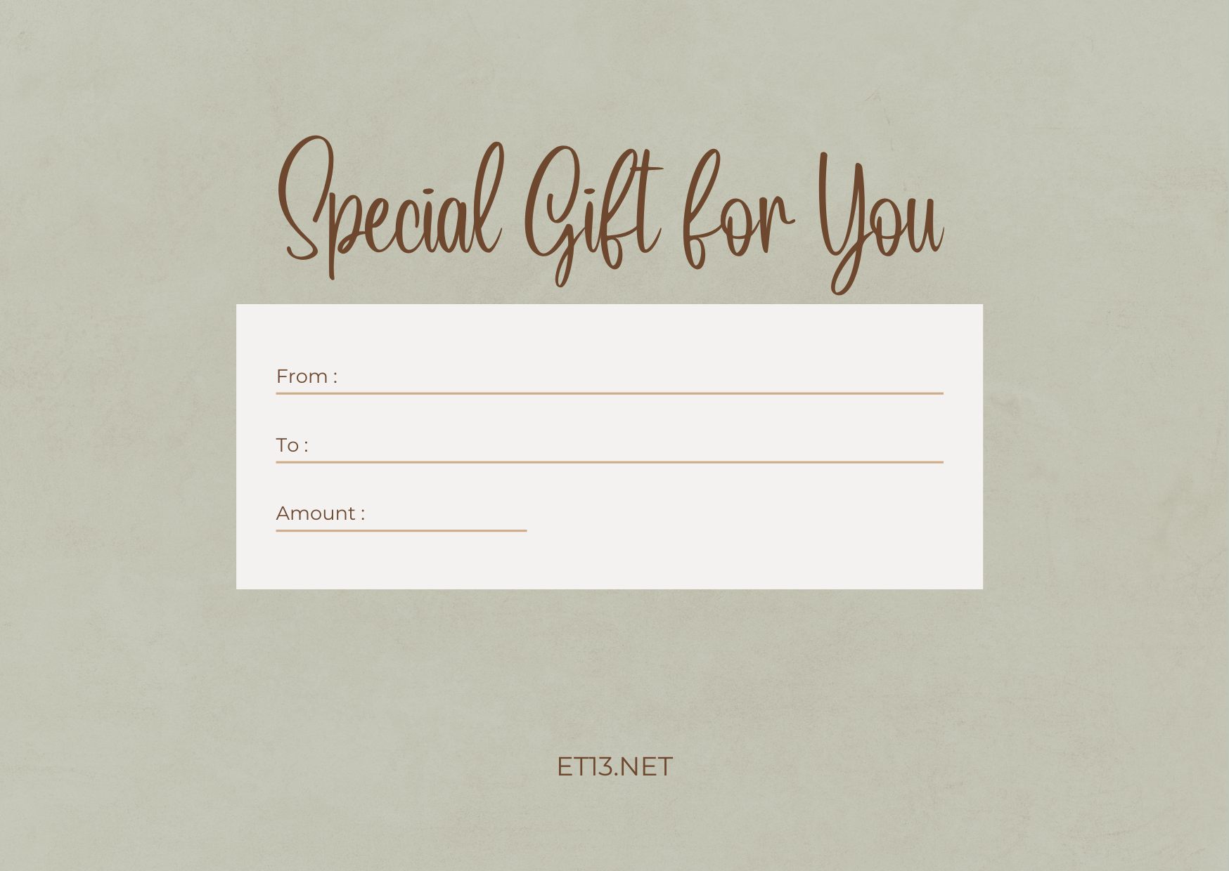 Gift Card