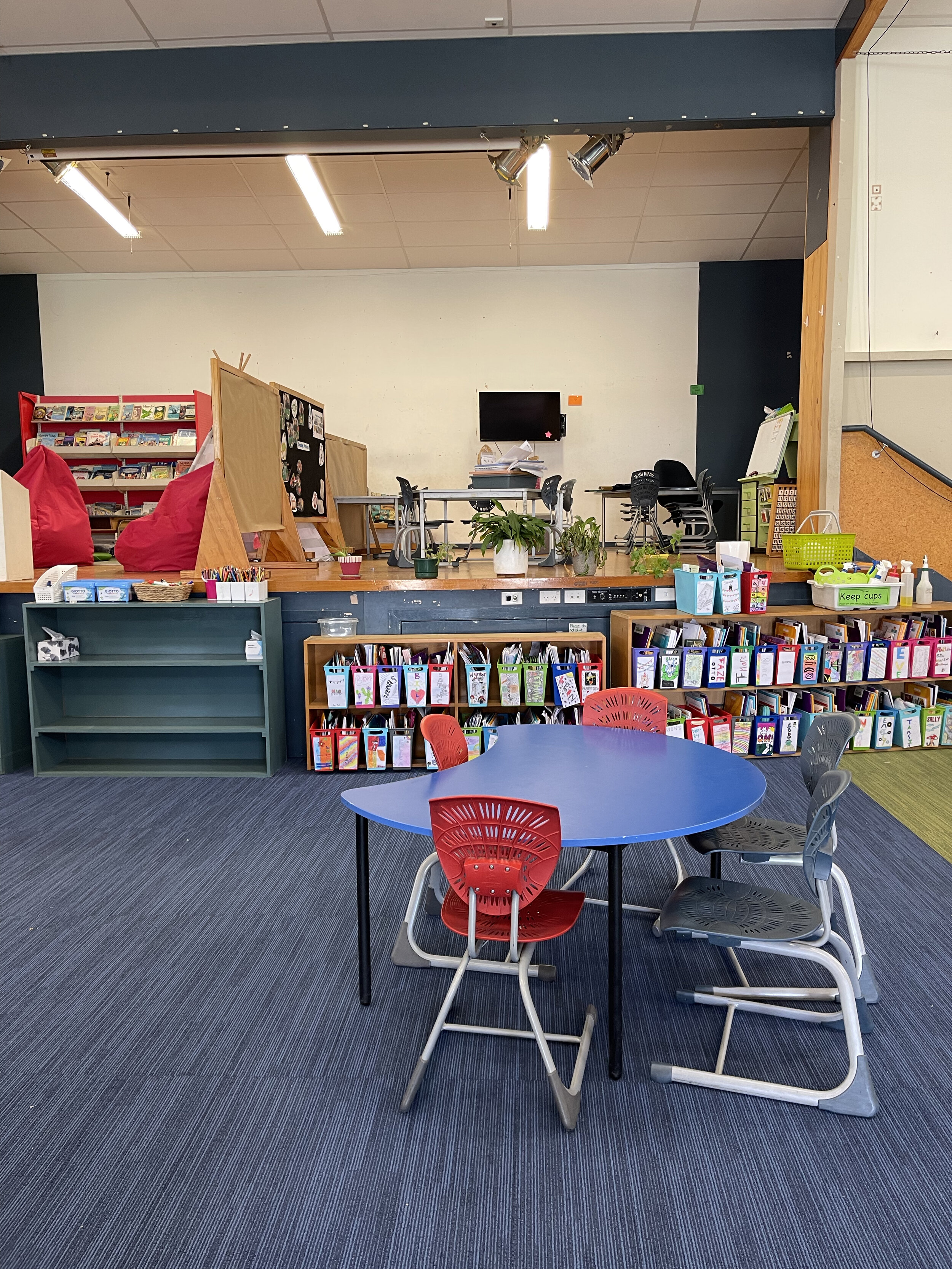 View to workshop space