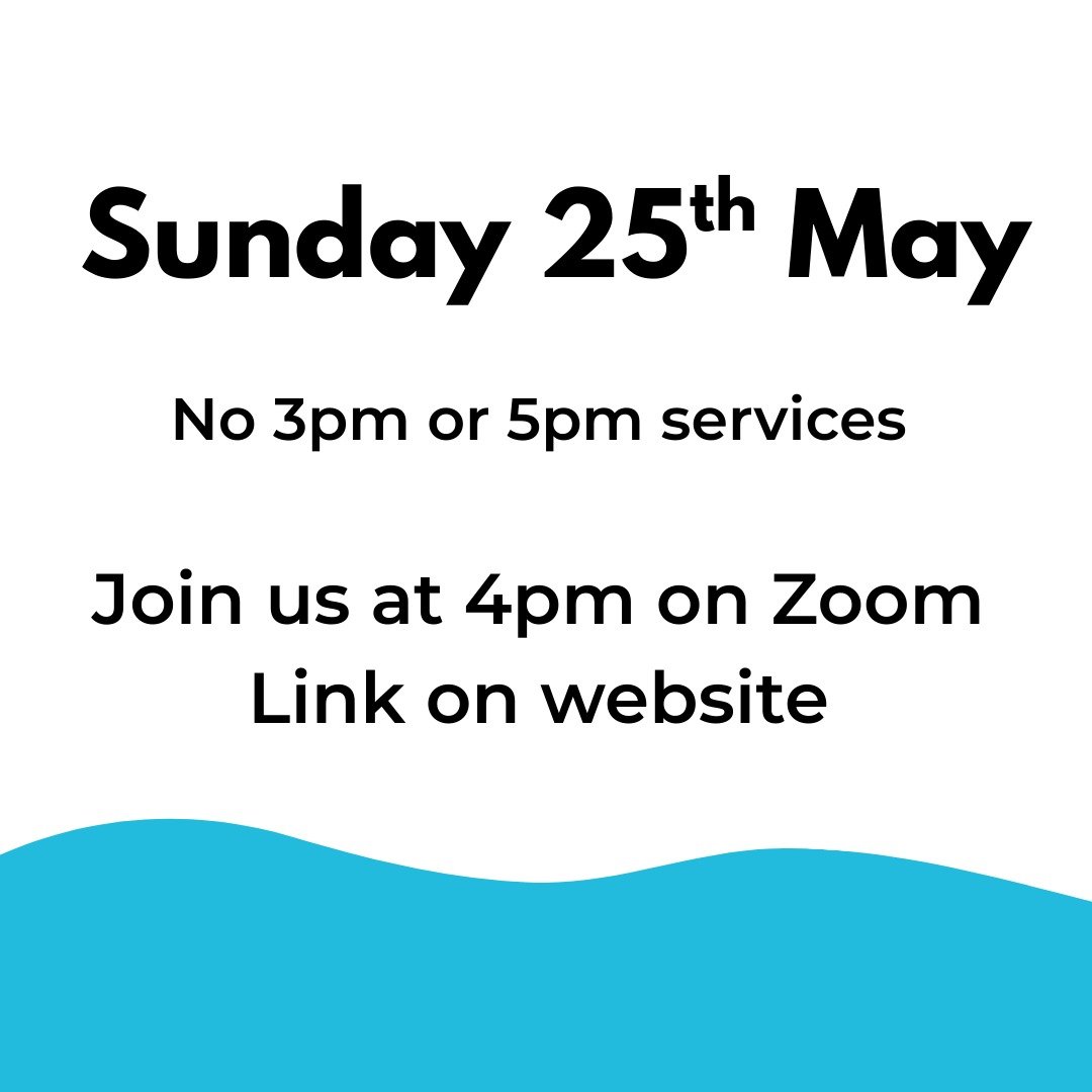 We hope you are all staying safe and dry! As we cannot access the school this Sunday, we are hosting our church service via zoom at 4pm. 
See link in bio for website and zoom link.