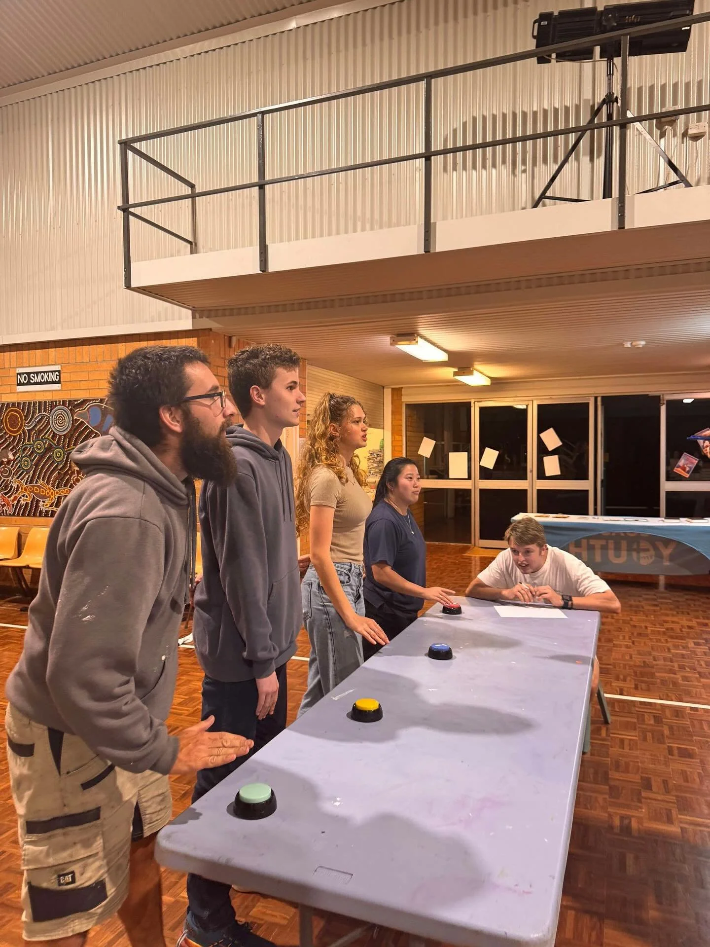 How fun was last night!!! We heard from Cooper about what the Bible has to say about God and science, then battled it out in empires 🐥🥇🏃