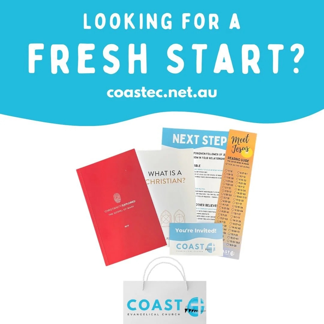 Looking for a fresh start? We know where you can find one 👀 This year, make a lasting change and find real hope in Jesus! Come along  to Forster Public School on Sunday at 4pm or 6pm to learn more