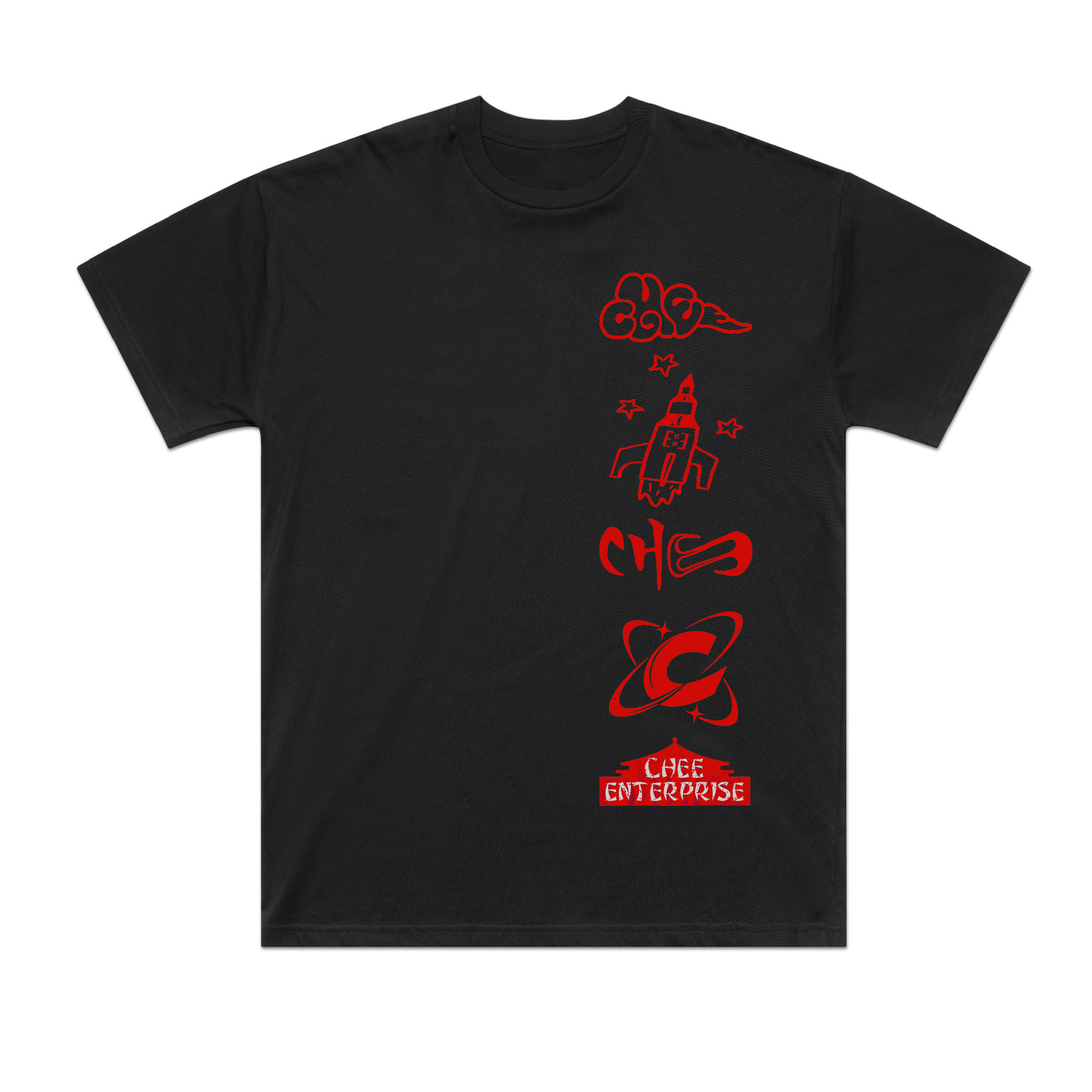 Blast Off Tee Black