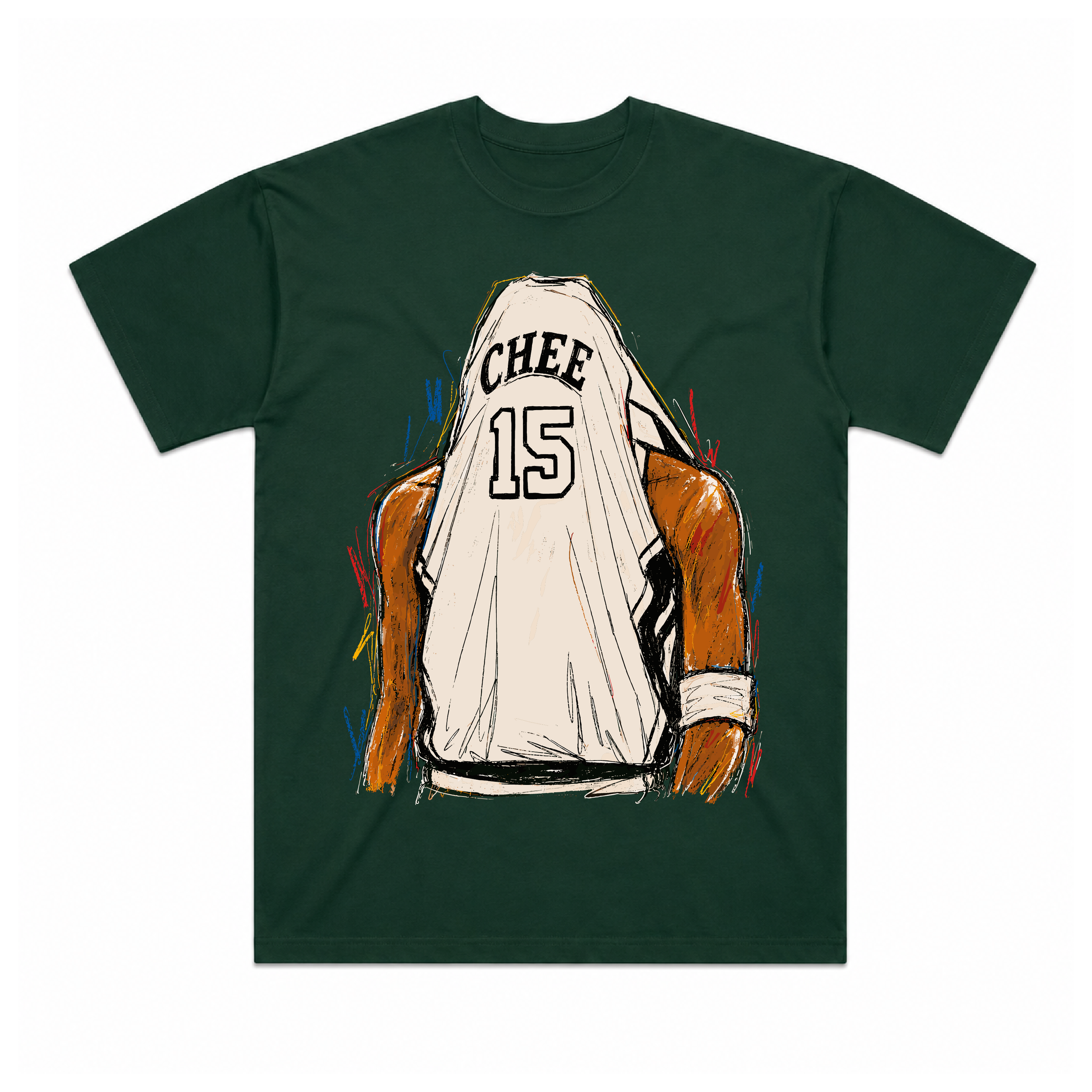 Game Over Tee Forest Green