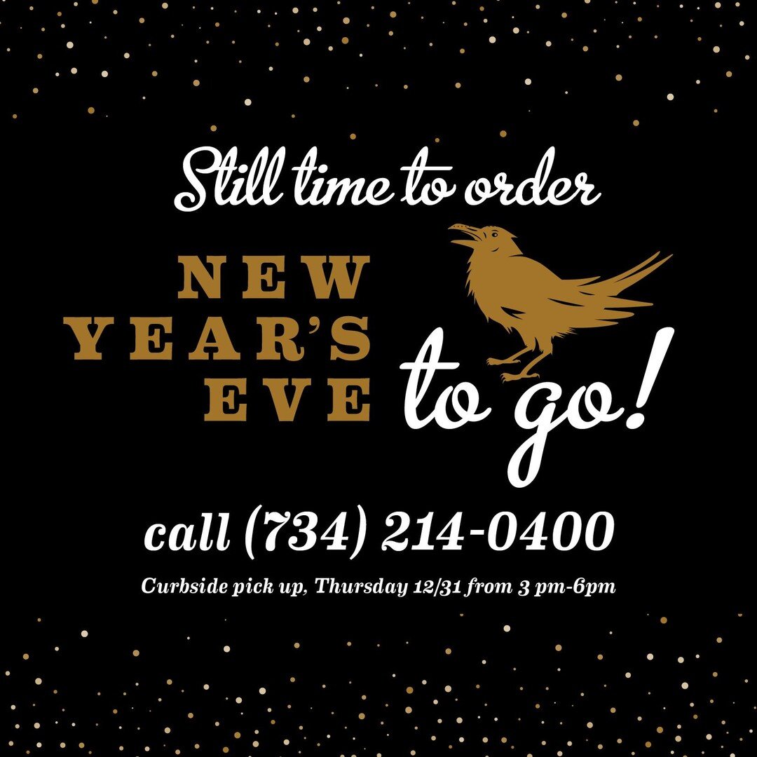 There is still time to order our four course feast for New Years Eve! Curbside pickup tomorrow from 3-6pm.

#takeout #delivery #foodie #food #supportlocal #foodporn #lunch #eatlocal #dinner #togo #supportsmallbusiness #instafood #curbsidepickup #rest