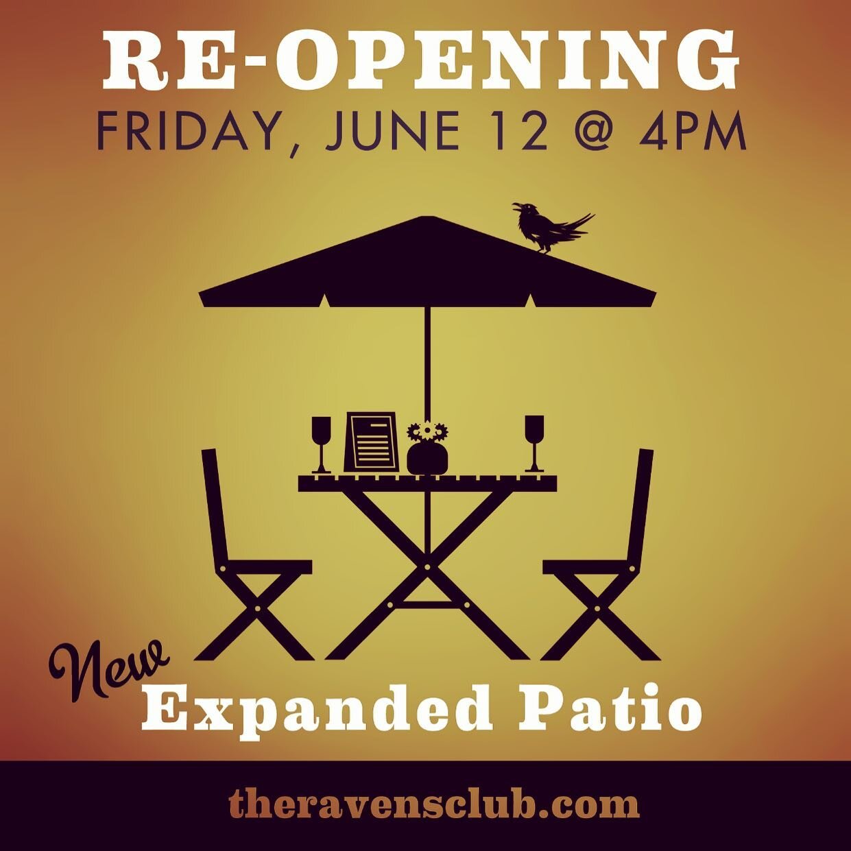 TODAY🎉👏🏽🎉👏🏽Come see us!! We will be open on the patio ONLY, we will be opening everyday at 4pm-11pm (kitchen open till 10pm)!